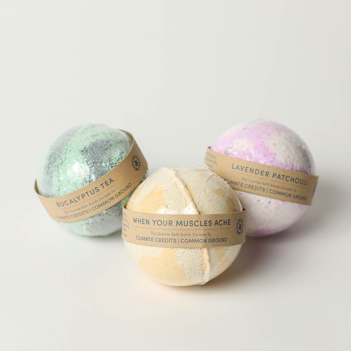 Bath Bombs - Donates to Common Ground Relief, Coastal Climate Credits