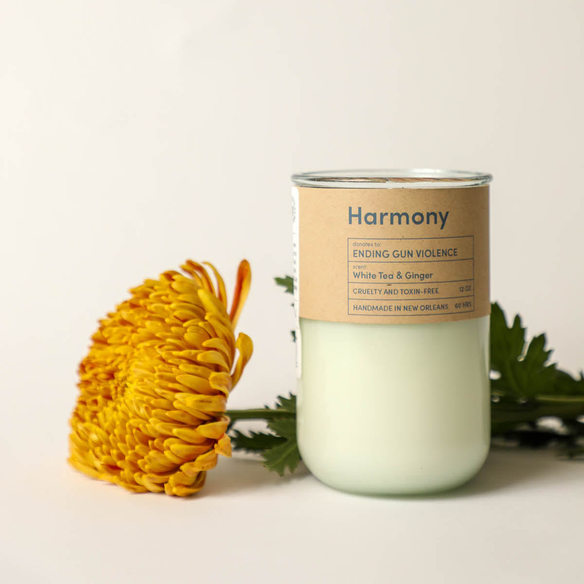 Harmony / Tea & Ginger Scent: Candles for Good