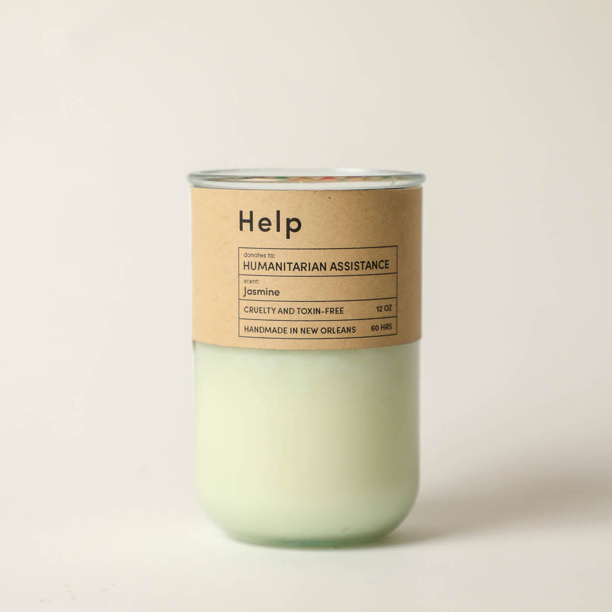 Help - Humanitarian Assistance / Jasmine Scent: Candles for Good