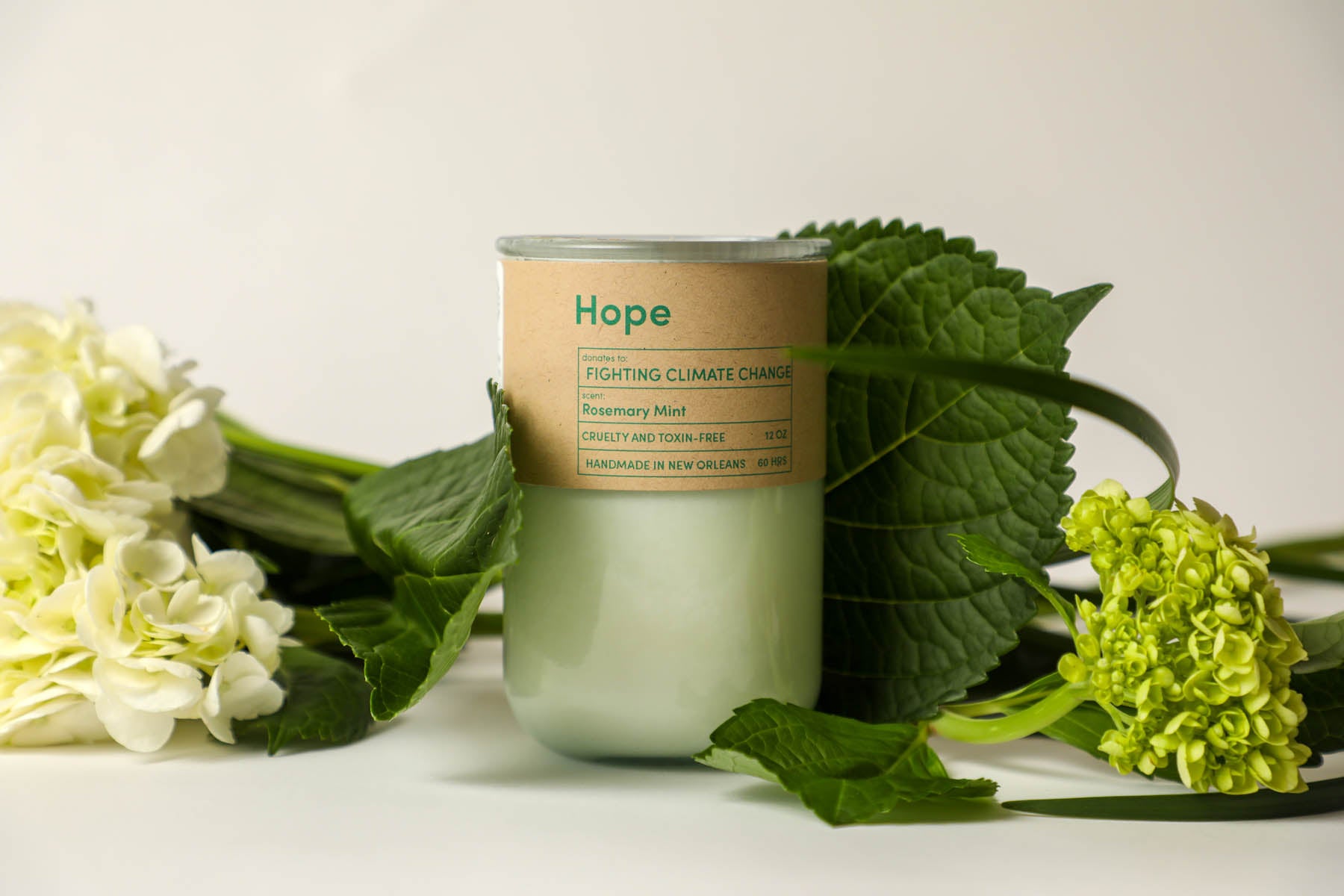 Hope / Rosemary Mint Scent: Candles for Good