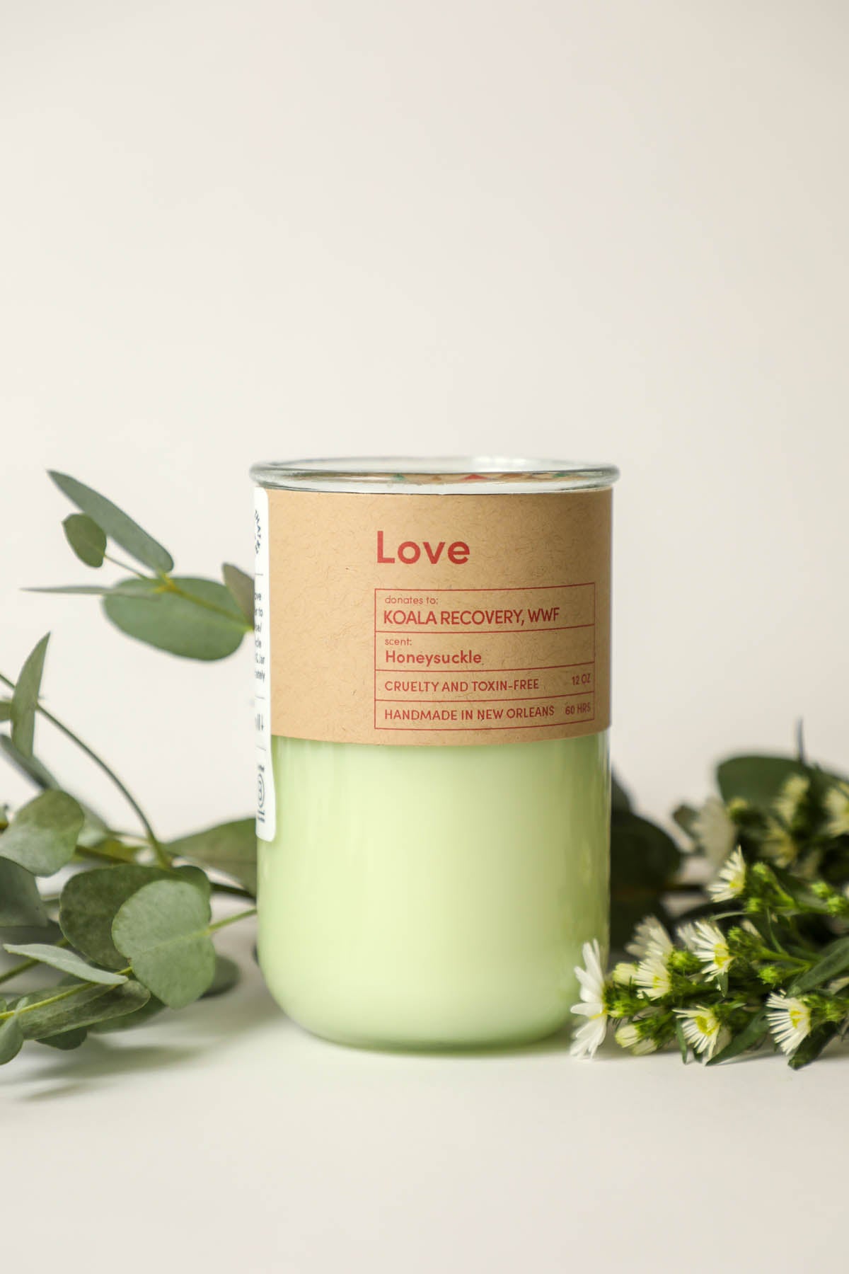 Love / Honeysuckle Scent: Candles for Good