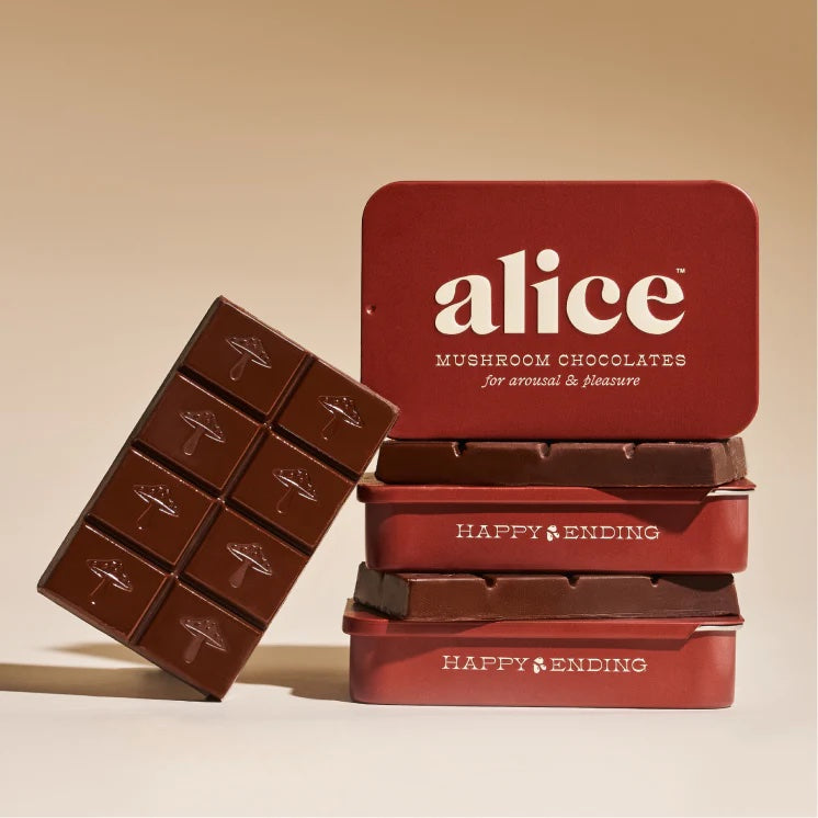 Alice Mushroom Chocolates - Happy Ending, For Arousal & Pleasure