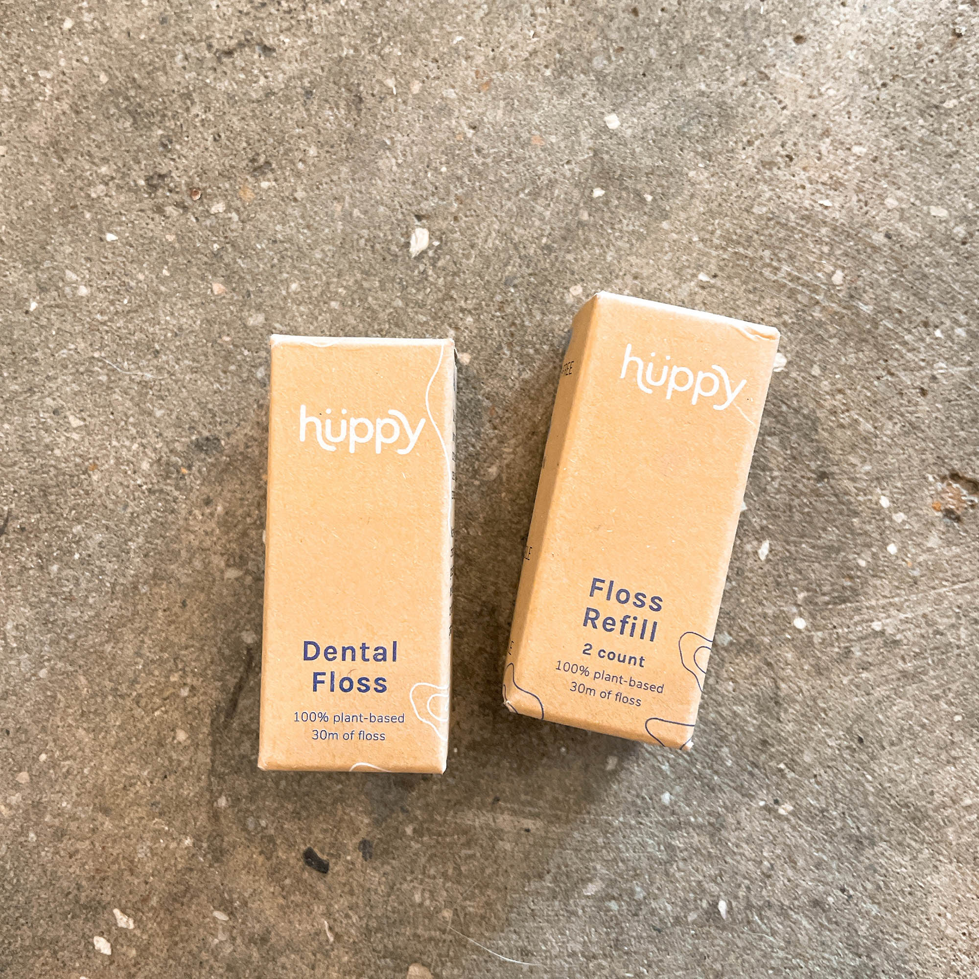 Vegan Dental Floss & Refill Pack by Hüppy