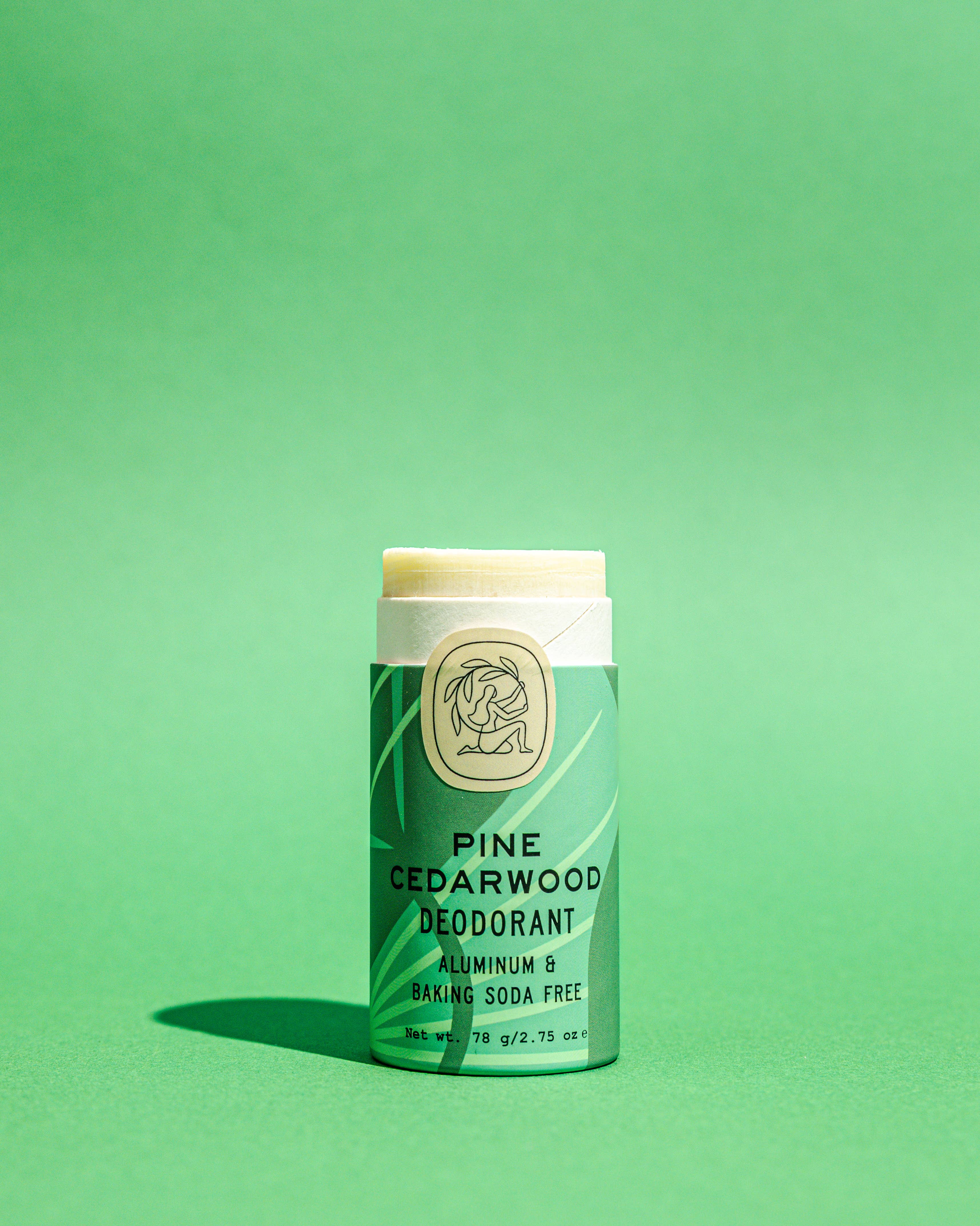 Pine Cedarwood Deodorant / 2.75 oz Biodegradable Stick 🌲 by Good Flower Farm