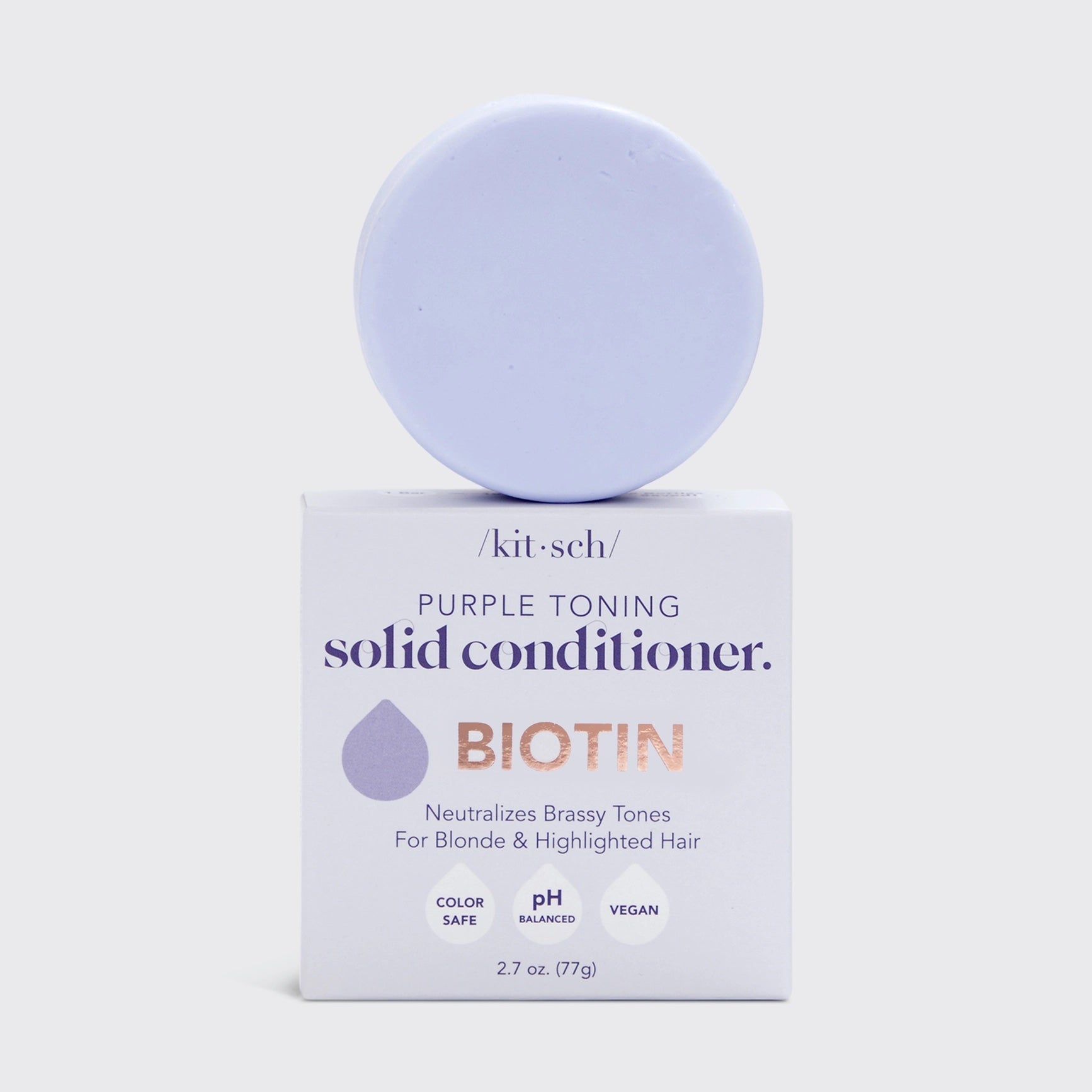 Purple Toning Solid Conditioner Bar