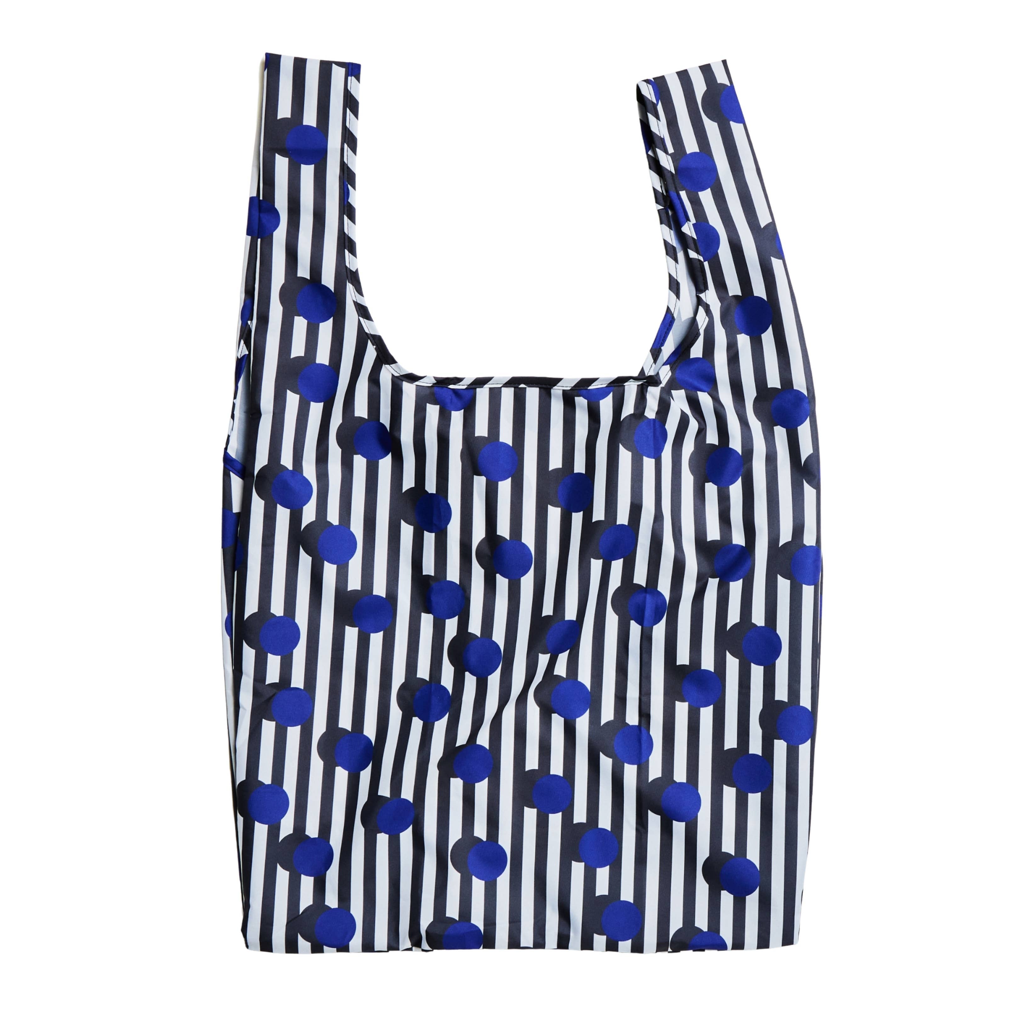 Polkastripe Design, Reusable Eco-Friendly Tote Bag
