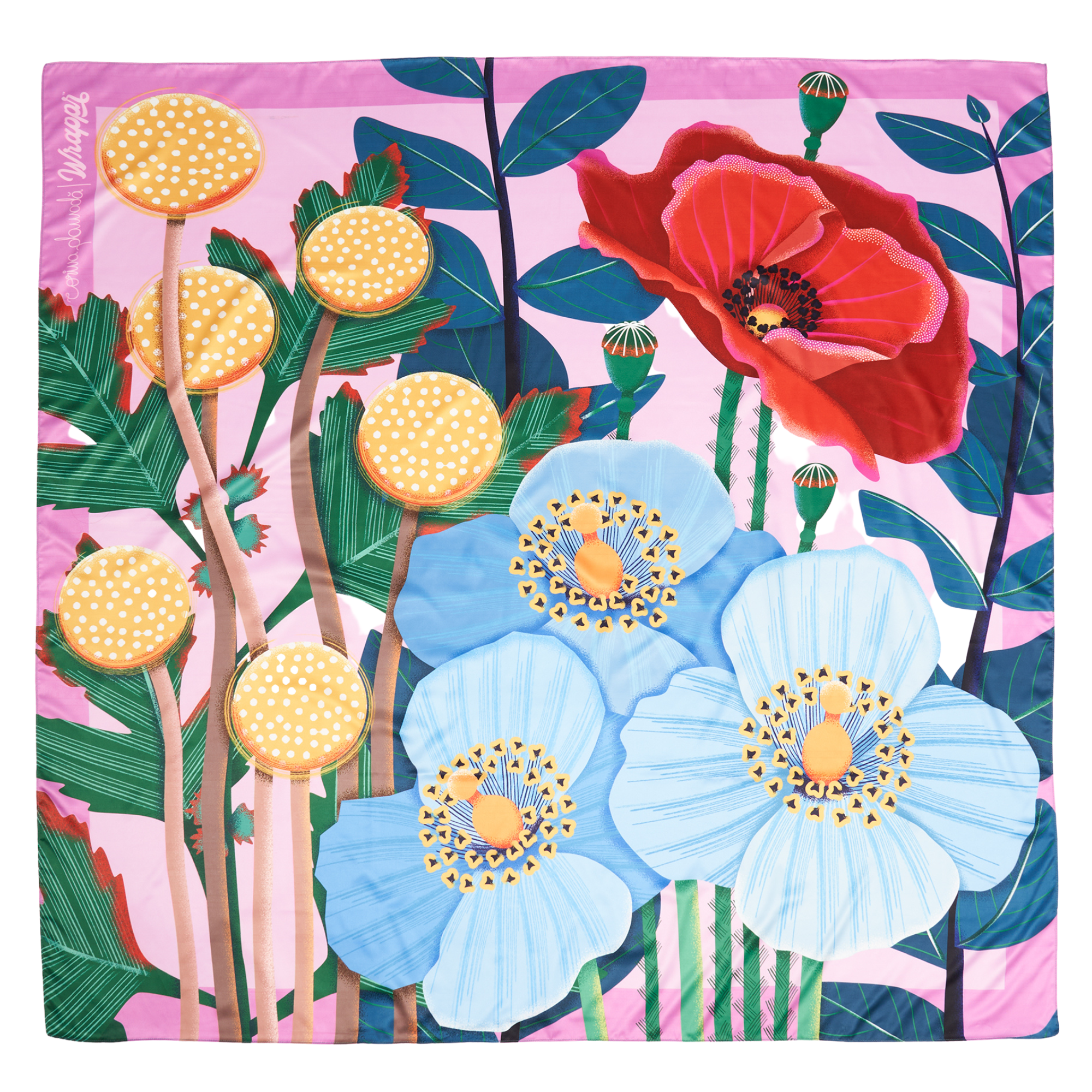 Sunday Morning | 50" Recycled Polyester Furoshiki Gift Wrap / Extra Large