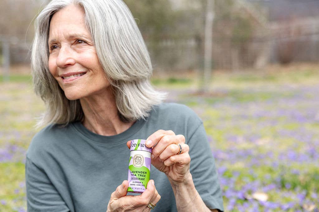 Lavender Tea Tree Deodorant / 2.75 oz Biodegradable Stick🪻by Good Flower Farm
