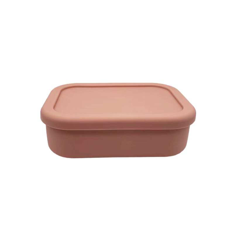 Bento Box Silicone Lunch Box: Grey