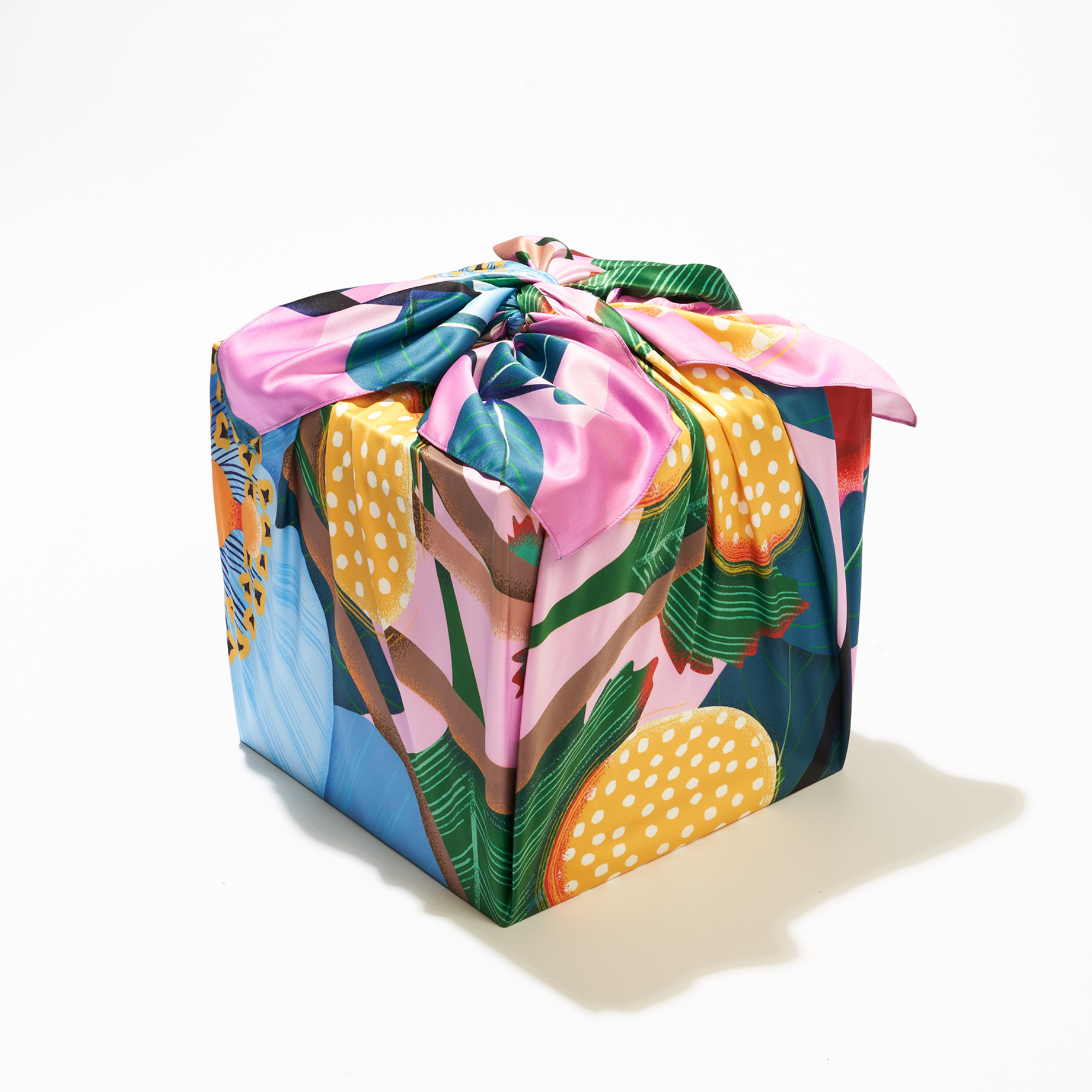 Sunday Morning | 50" Recycled Polyester Furoshiki Gift Wrap / Extra Large