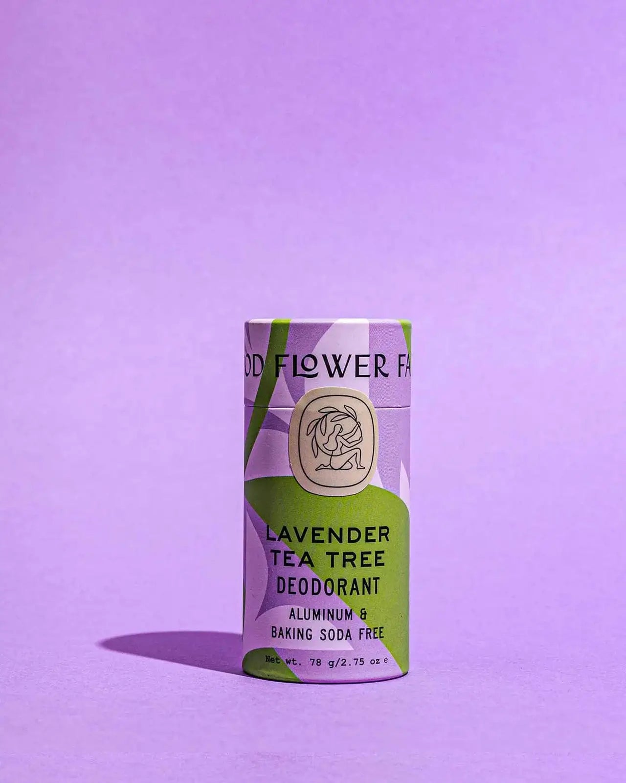 Lavender Tea Tree Deodorant / 2.75 oz Biodegradable Stick🪻by Good Flower Farm