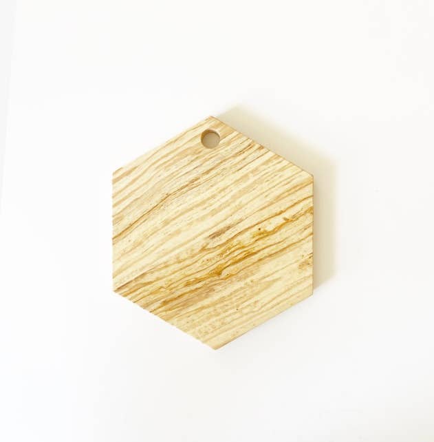 Charcuterie Board - Spalted Maple Hexagon/Triangle: Triangle