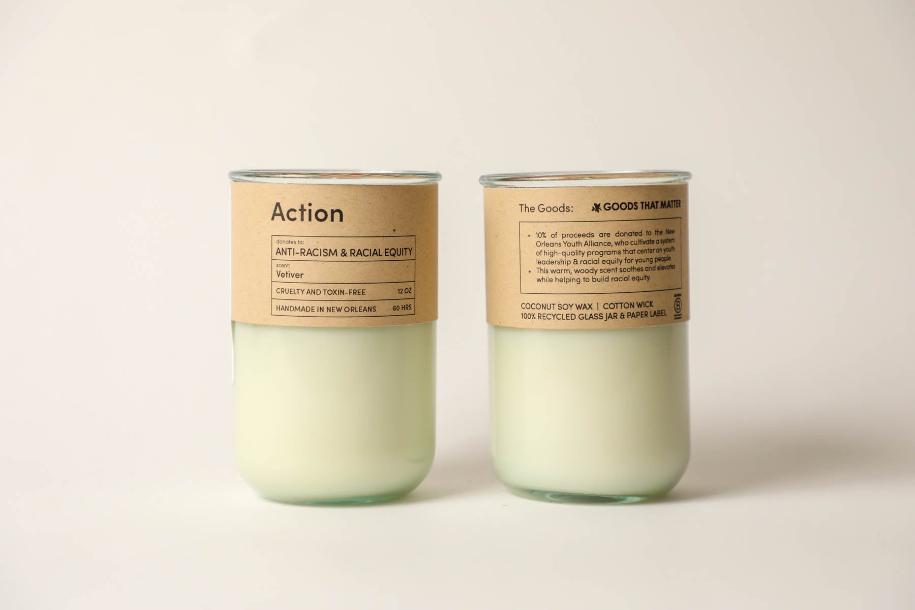 Action, Racial Equity / Vetiver Scent: Candles for Good