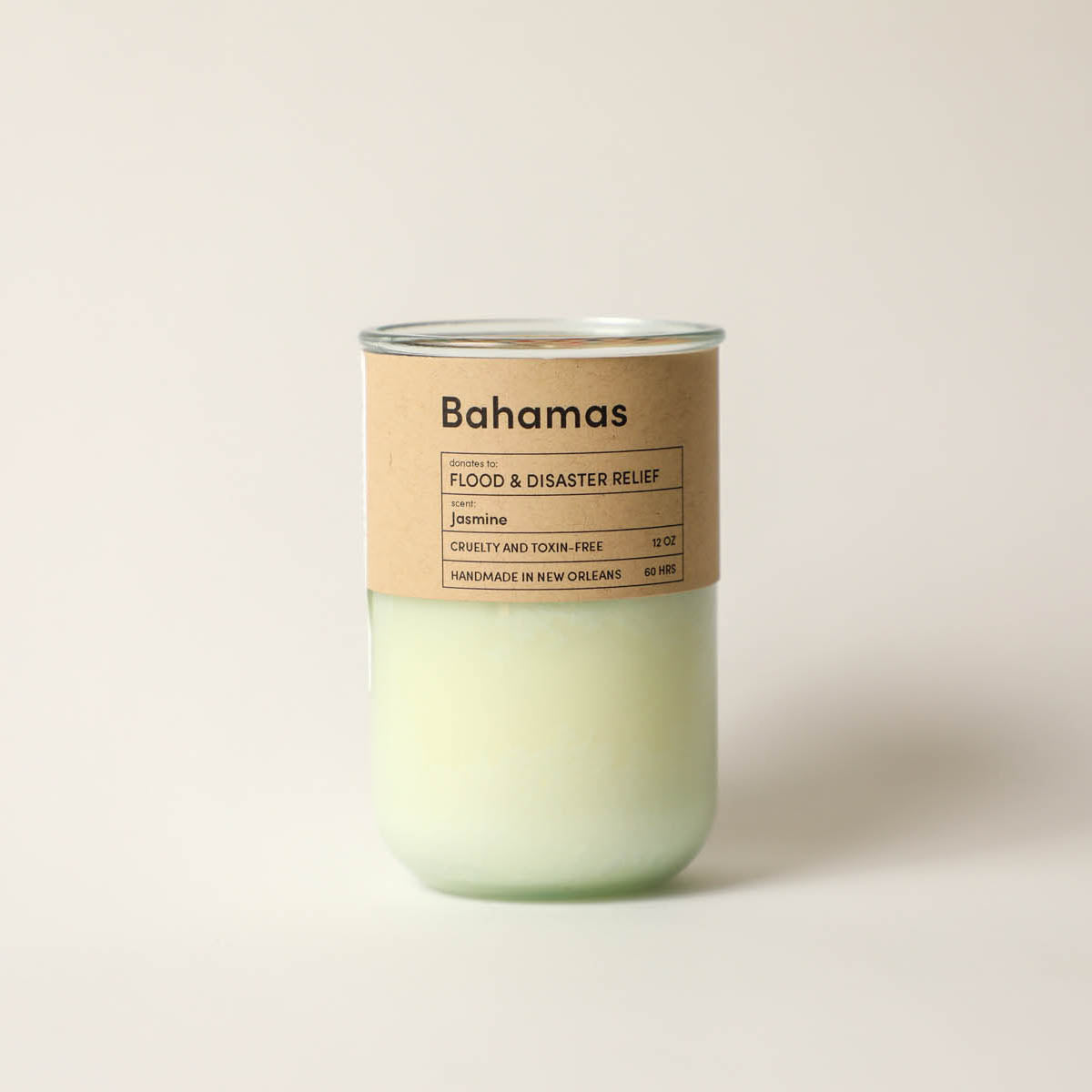 Rebuild, Bahamas Disaster Relief / Jasmine Scent: Candles for Good