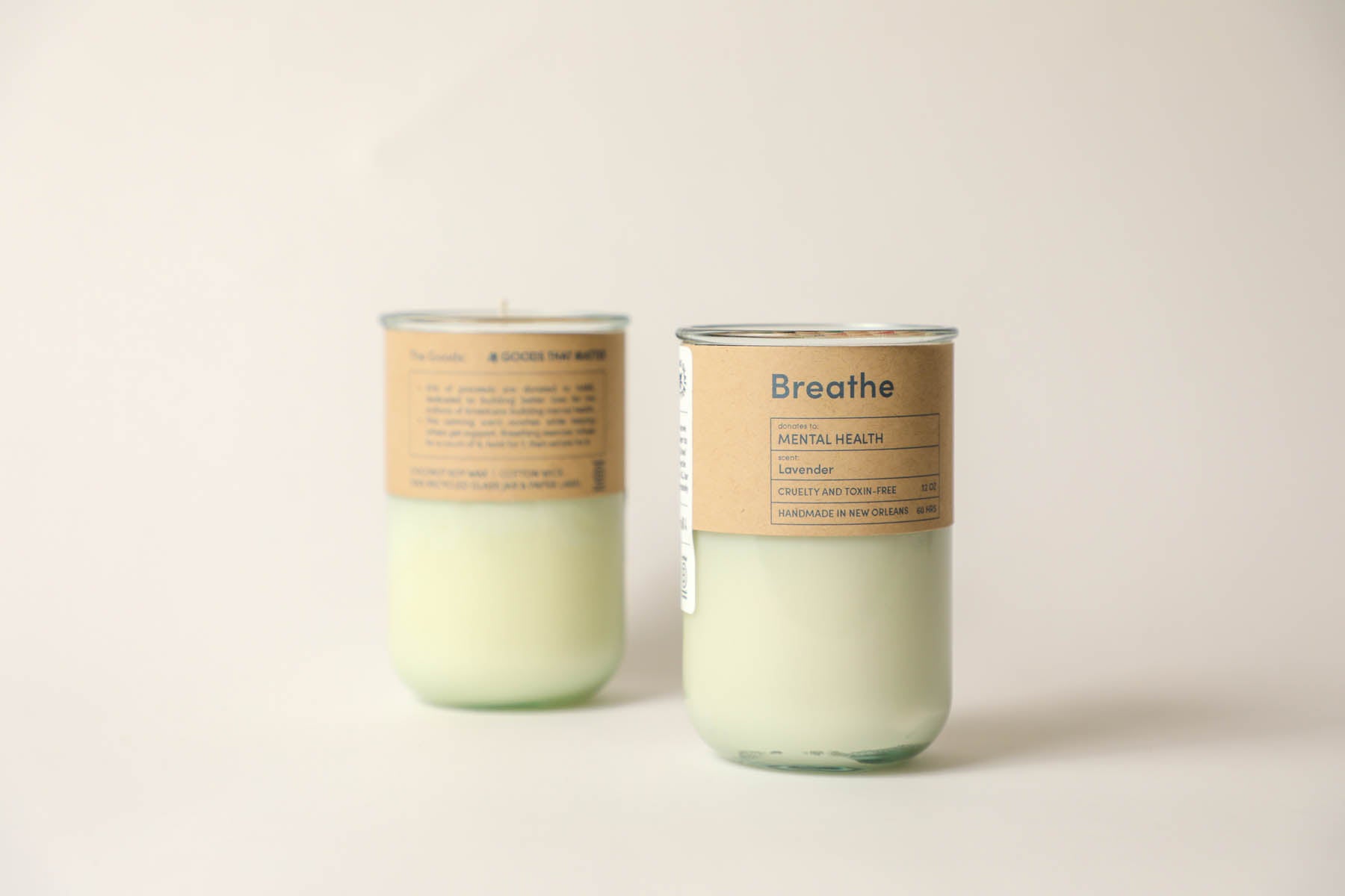 Breathe, Mental Health / Lavender Scent: Candles for Good