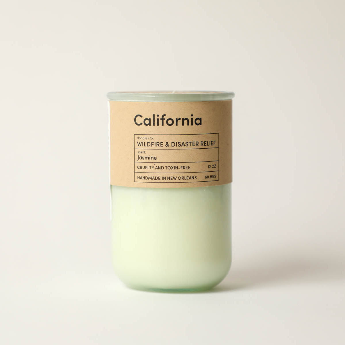 Rebuild, California Wildfire Relief / Jasmine Scent: Candles for Good