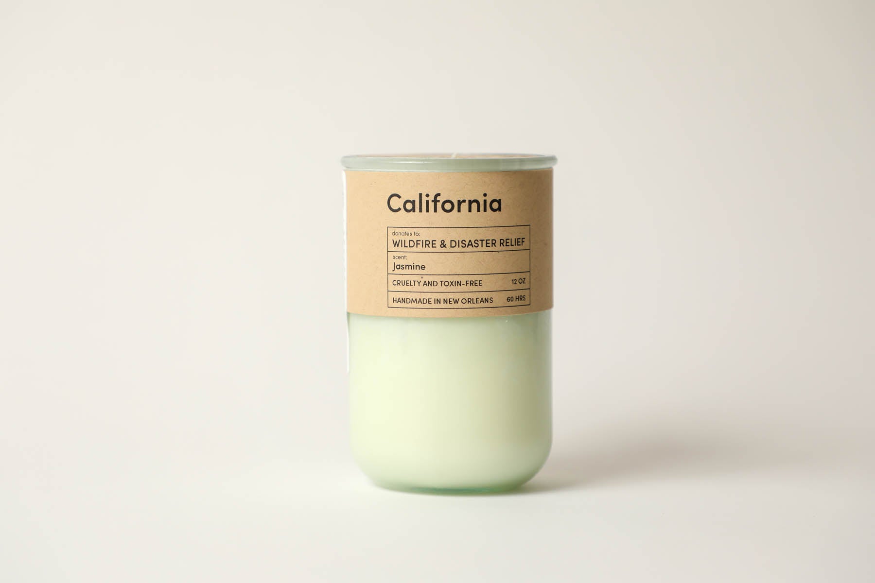 Rebuild, California Wildfire Relief / Jasmine Scent: Candles for Good