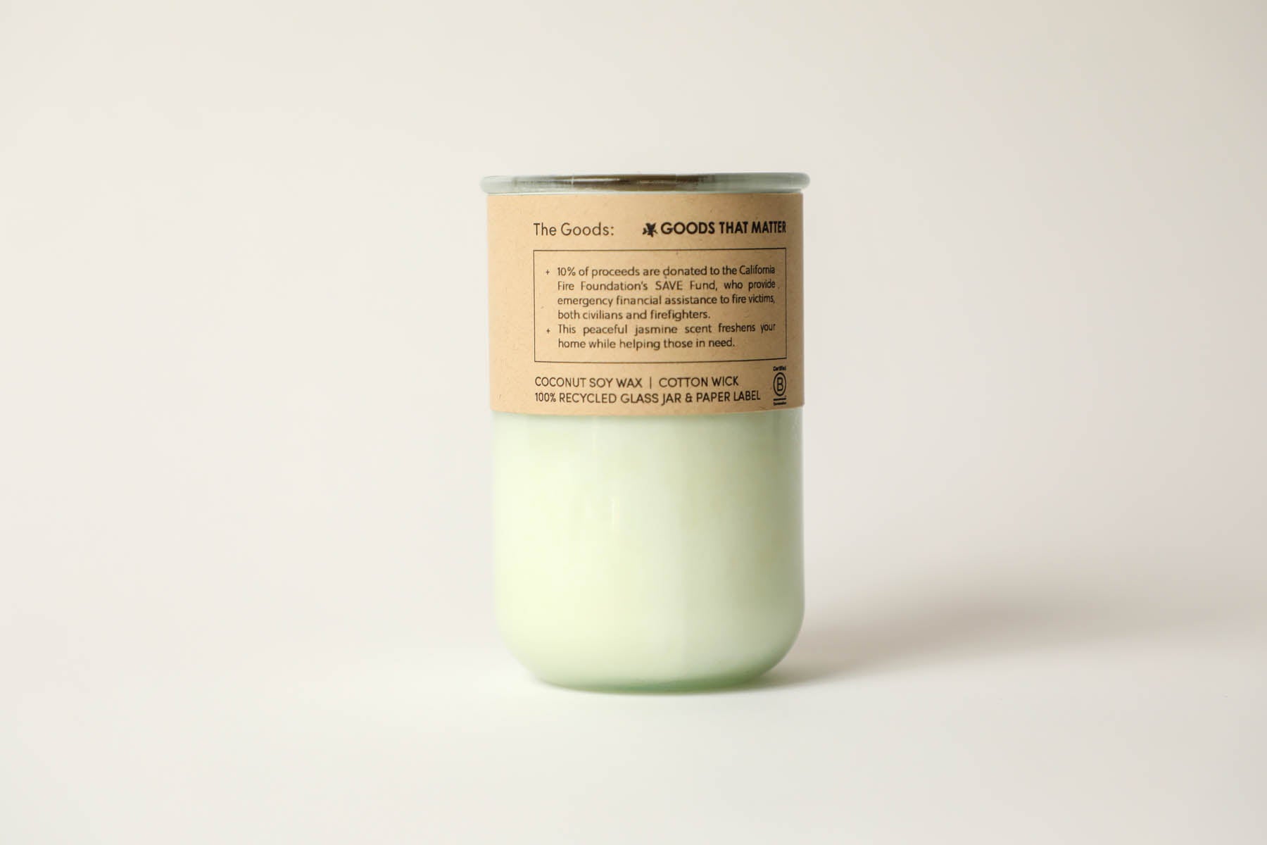 Rebuild, California Wildfire Relief / Jasmine Scent: Candles for Good