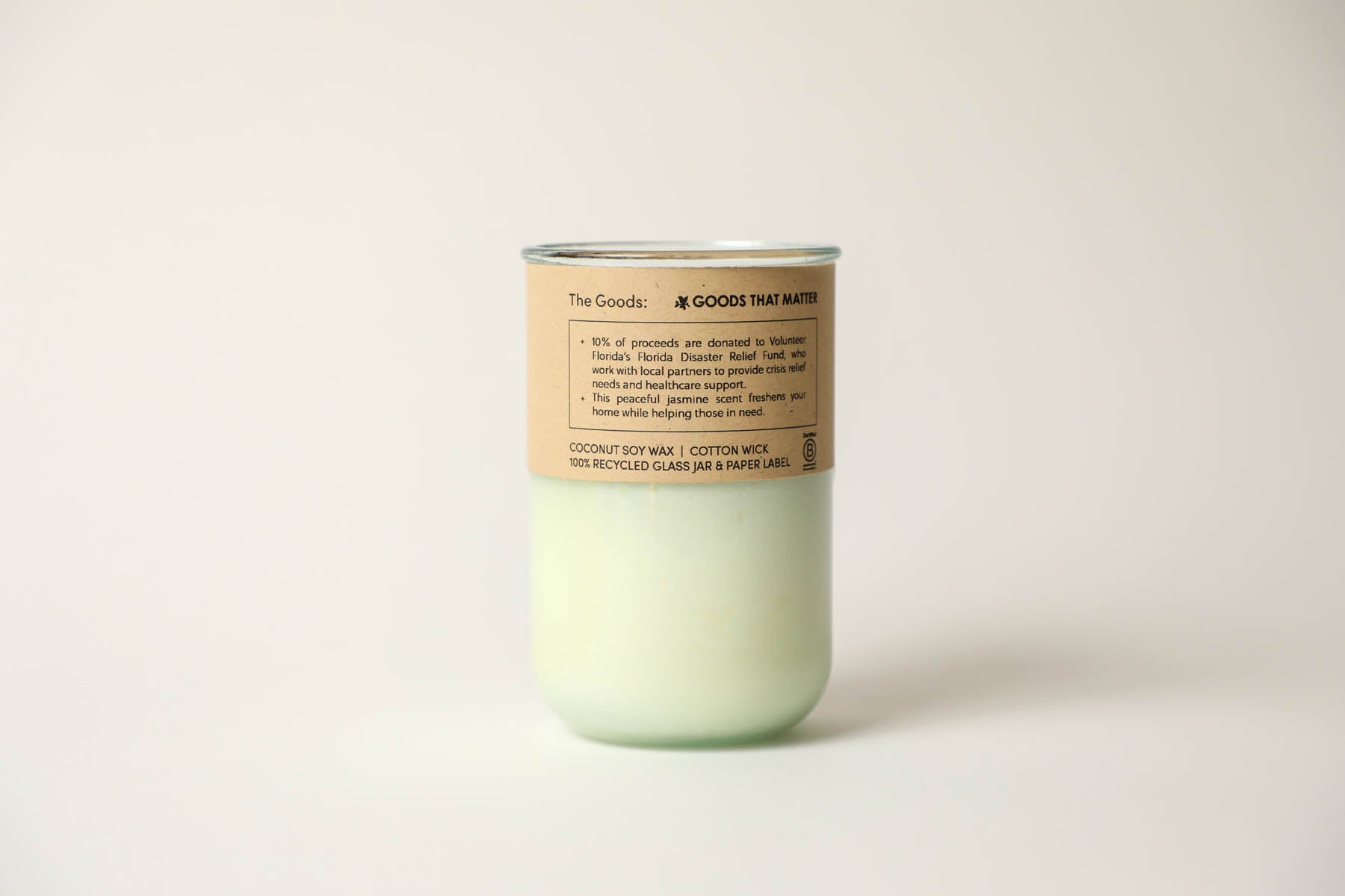 Rebuild, Florida Disaster Relief / Jasmine Scent: Candles for Good