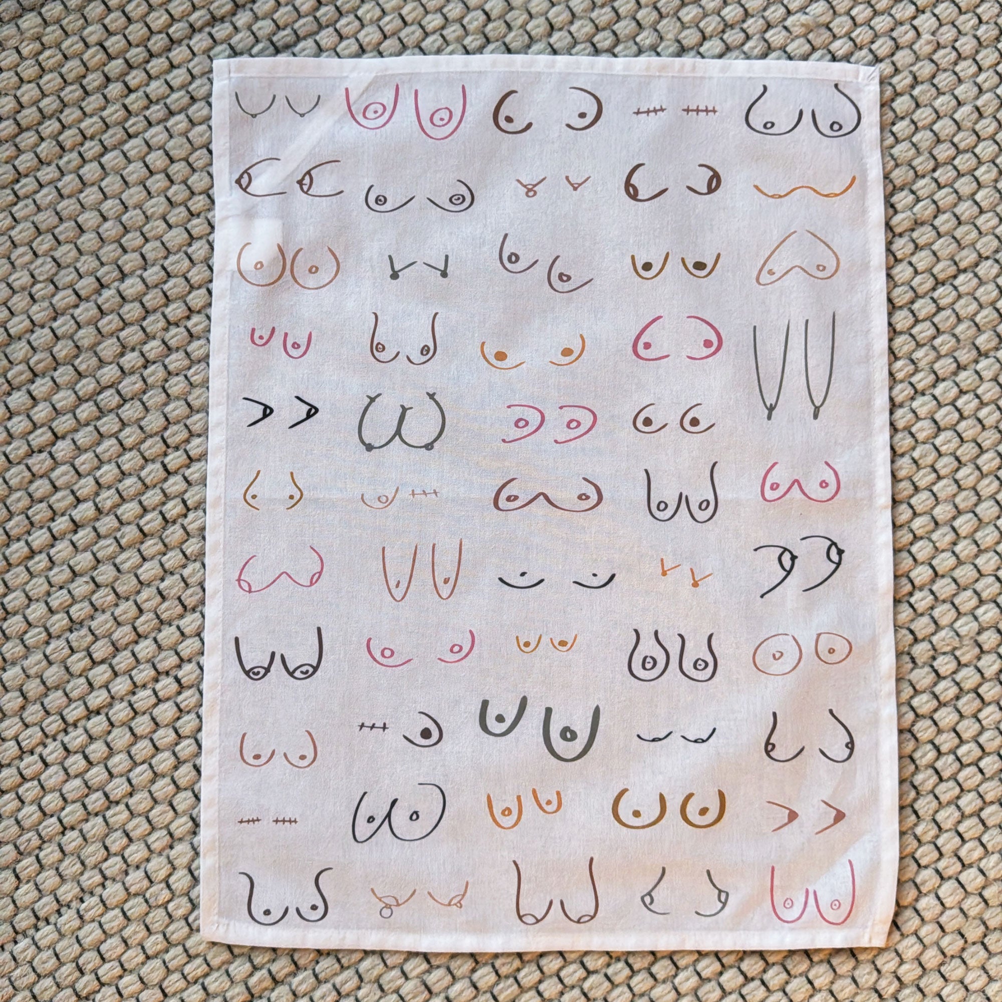 Free the Nipple Tea Towel - Gives to Planned Parenthood