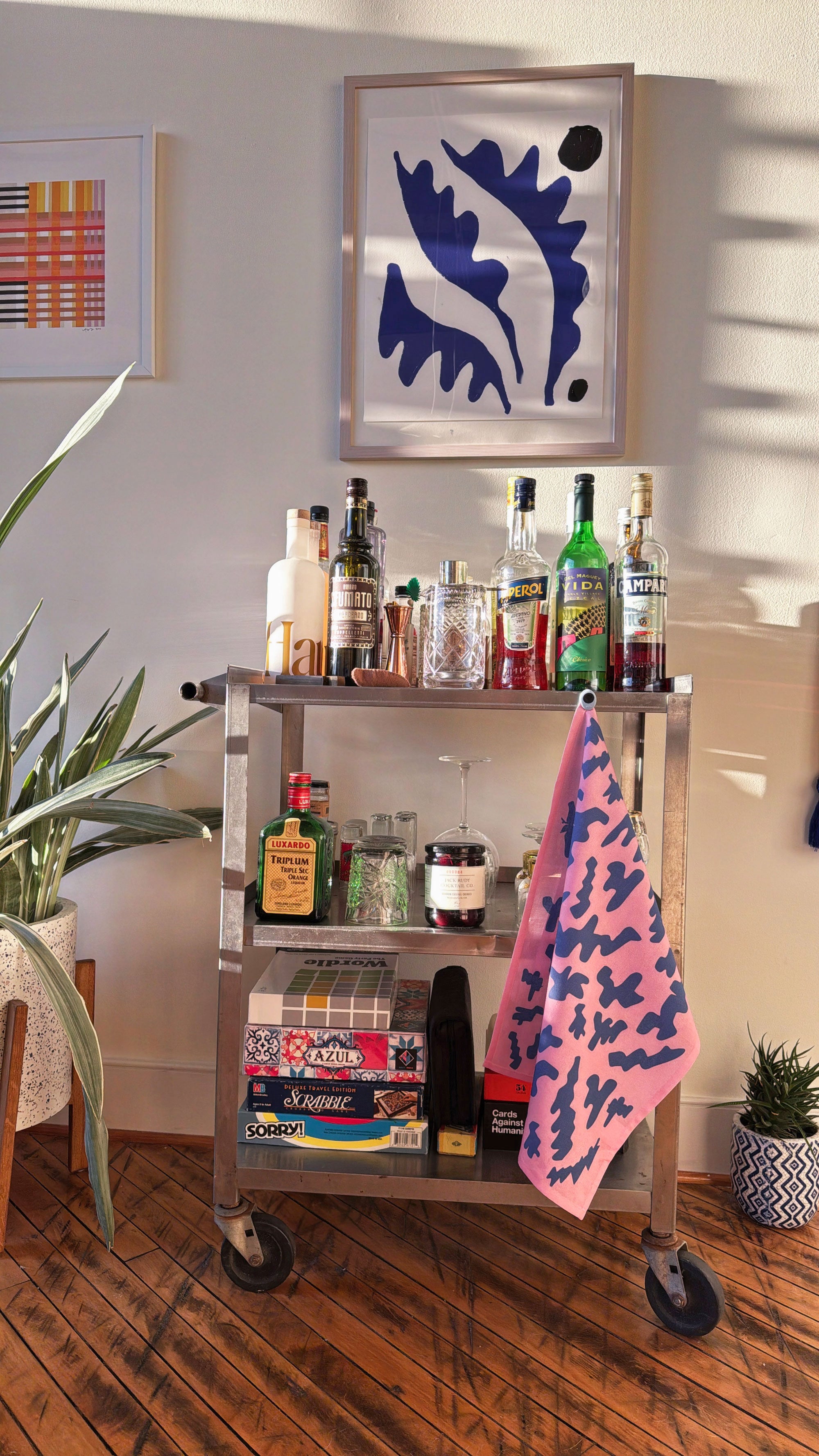 Ikat Tea Towel - Gives to World Central Kitchen