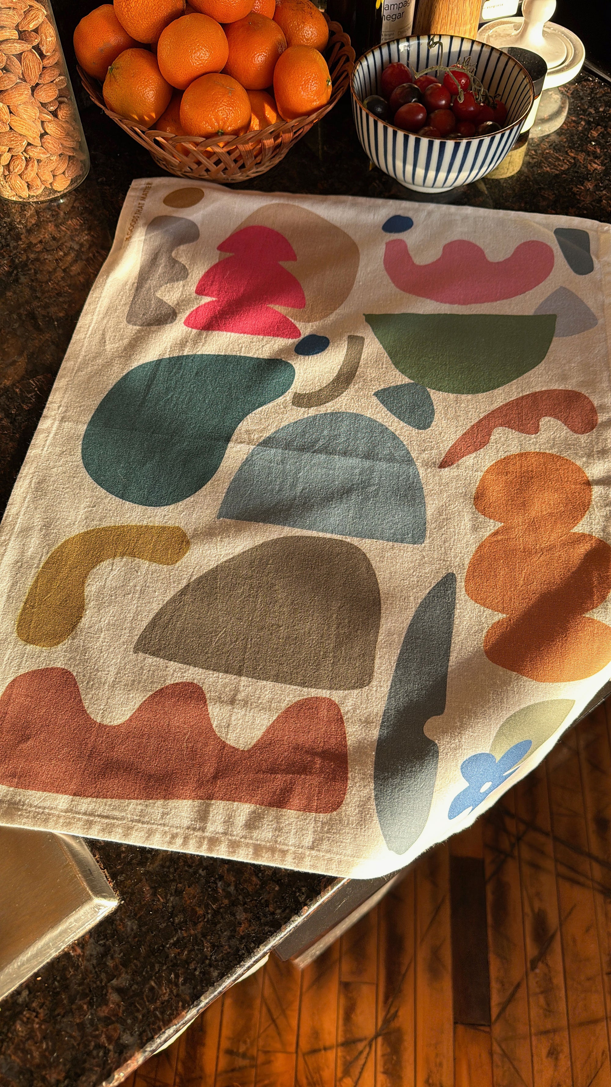 Celebrate Nature Tea Towel - Gives to World Central Kitchen