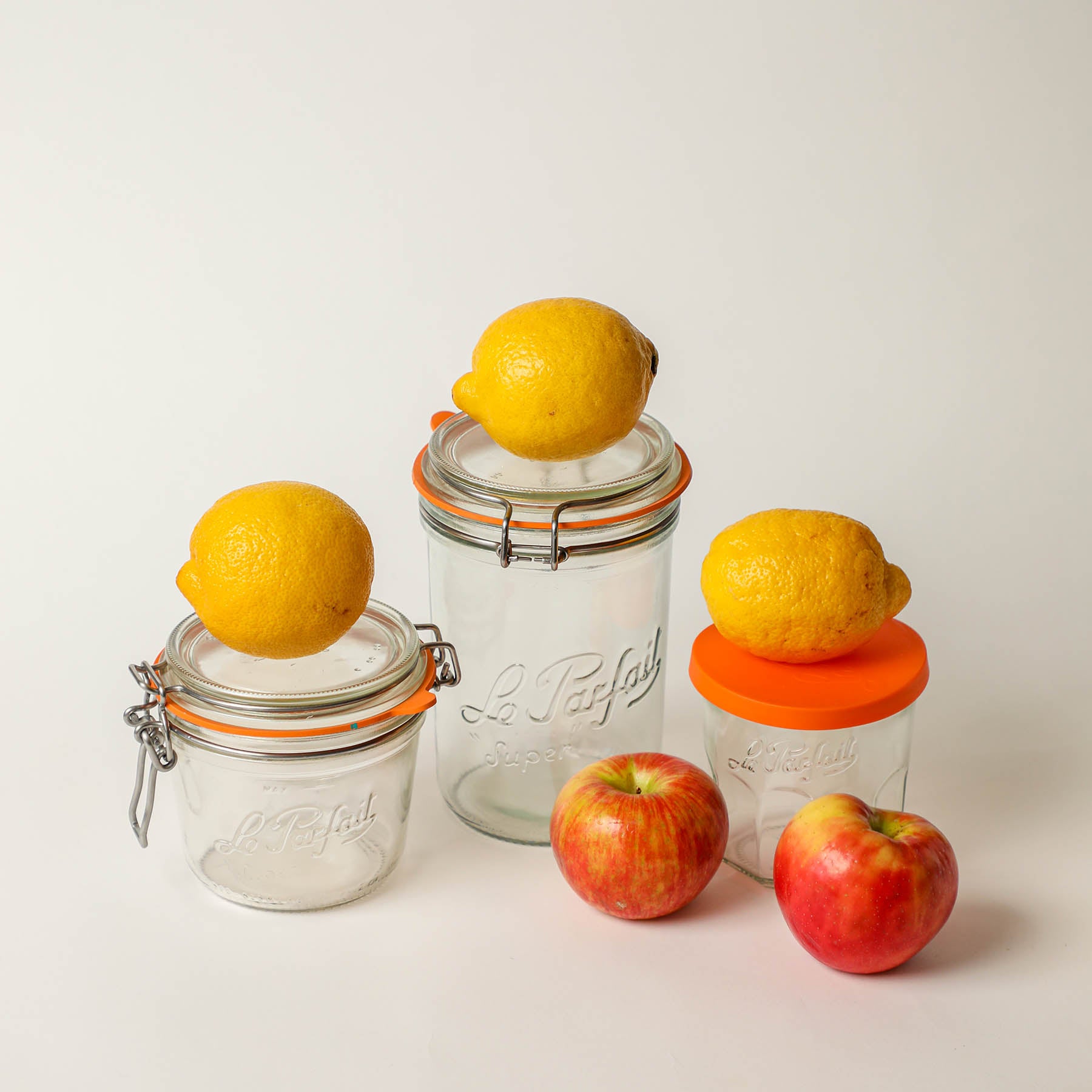 french le parfait jam jar with floral lid