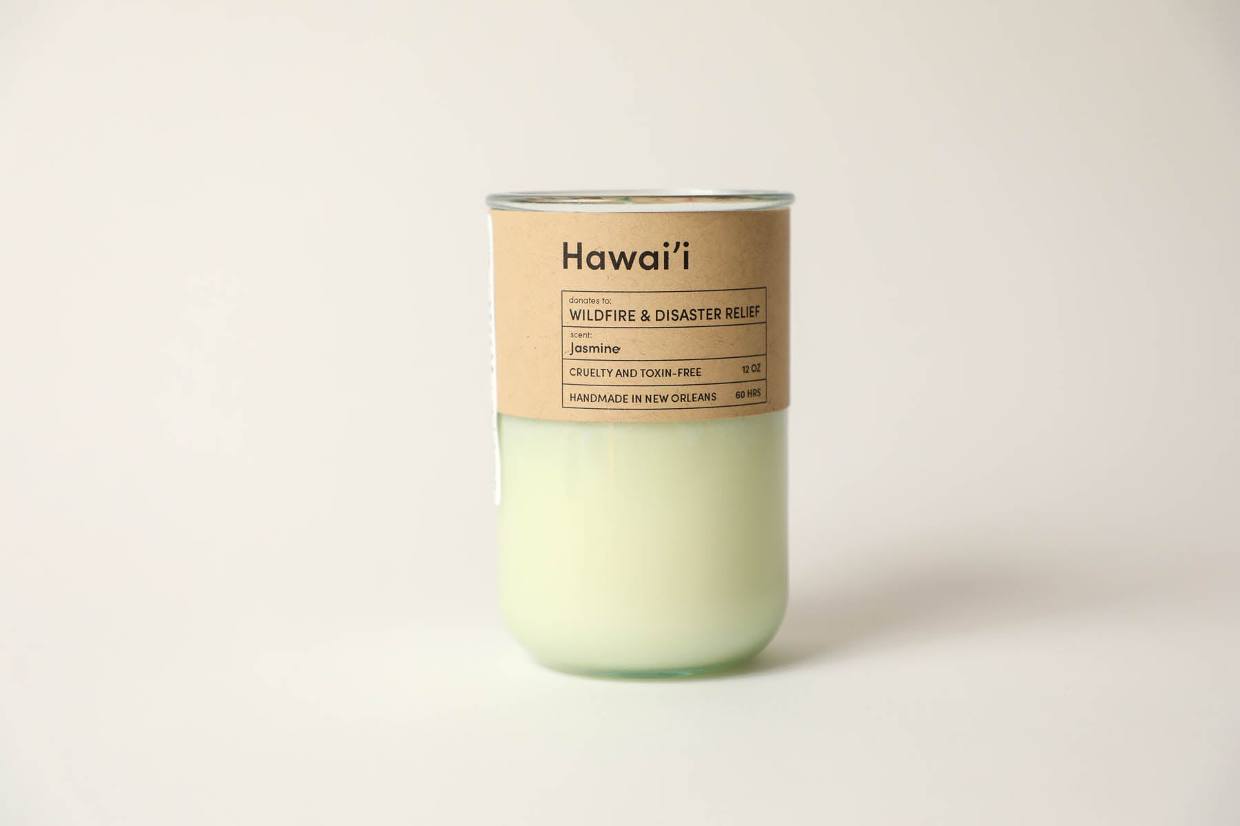 Rebuild, Hawai‘i Lava Flow Relief / Jasmine Scent: Candles for Good