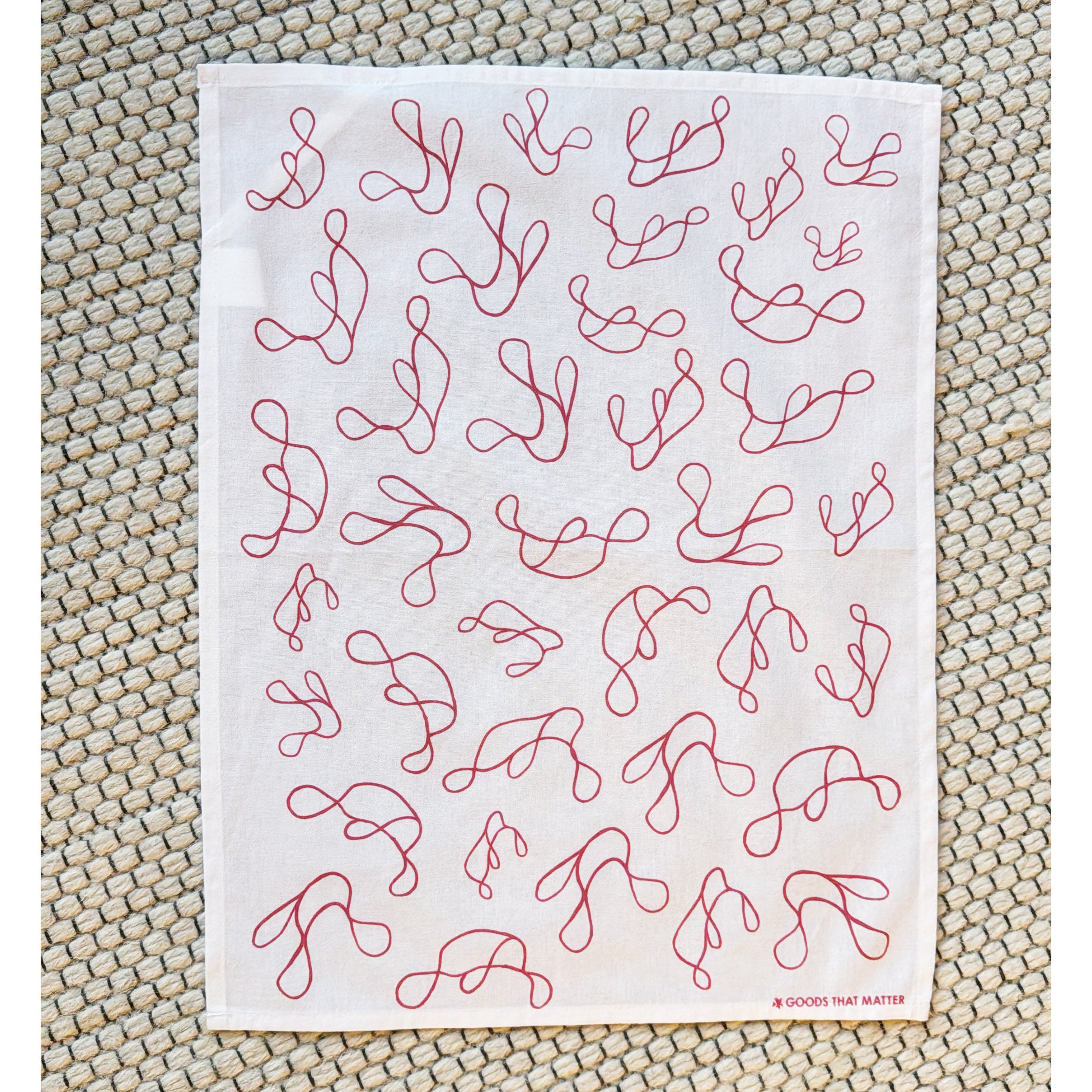 Thermohaline Ocean Tea Towel - Gives to Coral Restoration