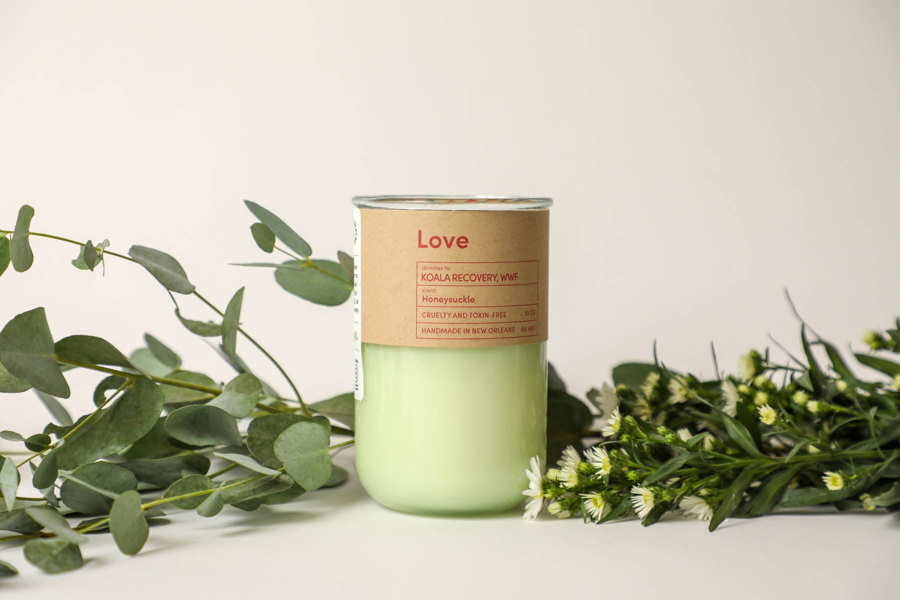 Love / Honeysuckle Scent: Candles for Good