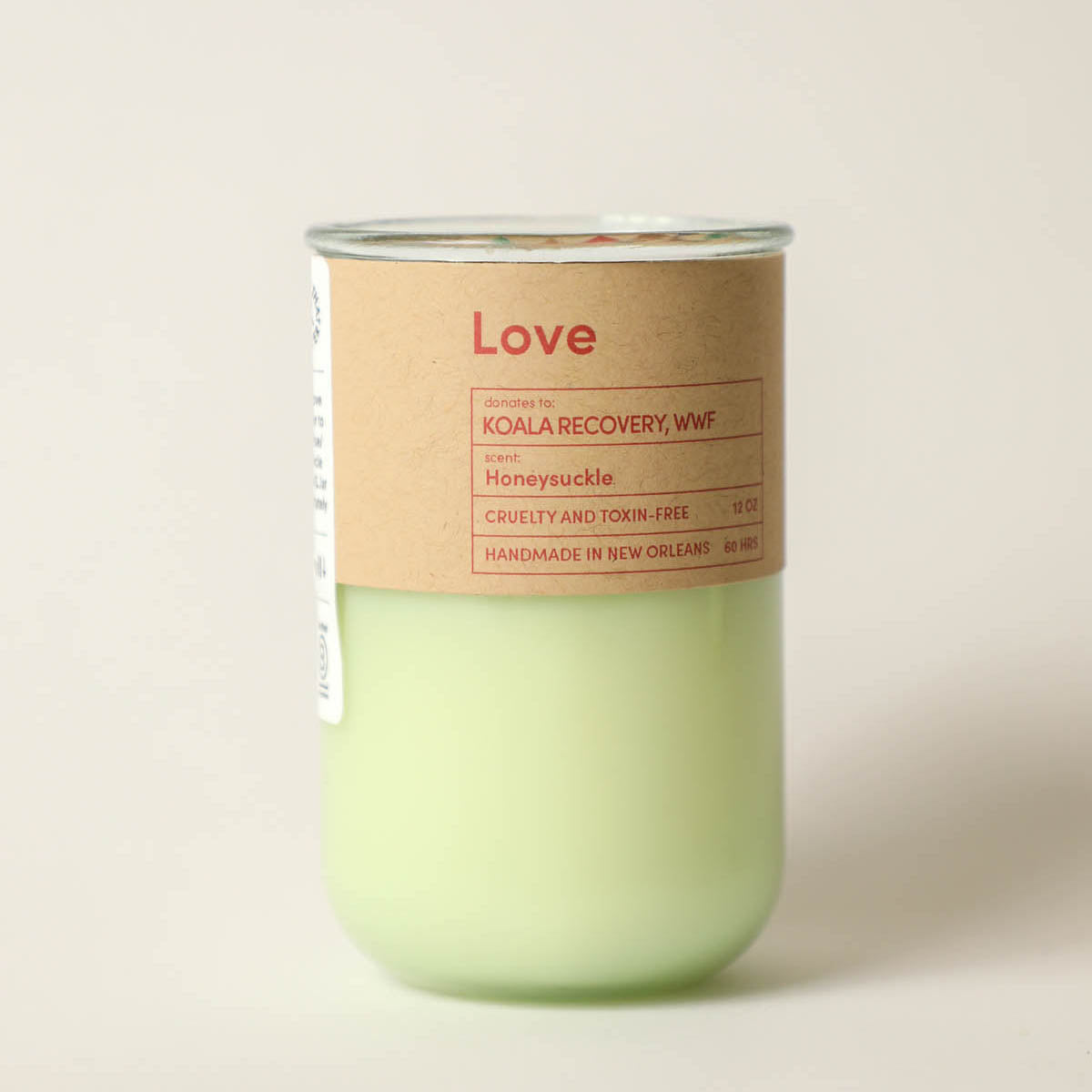 Love / Honeysuckle Scent: Candles for Good