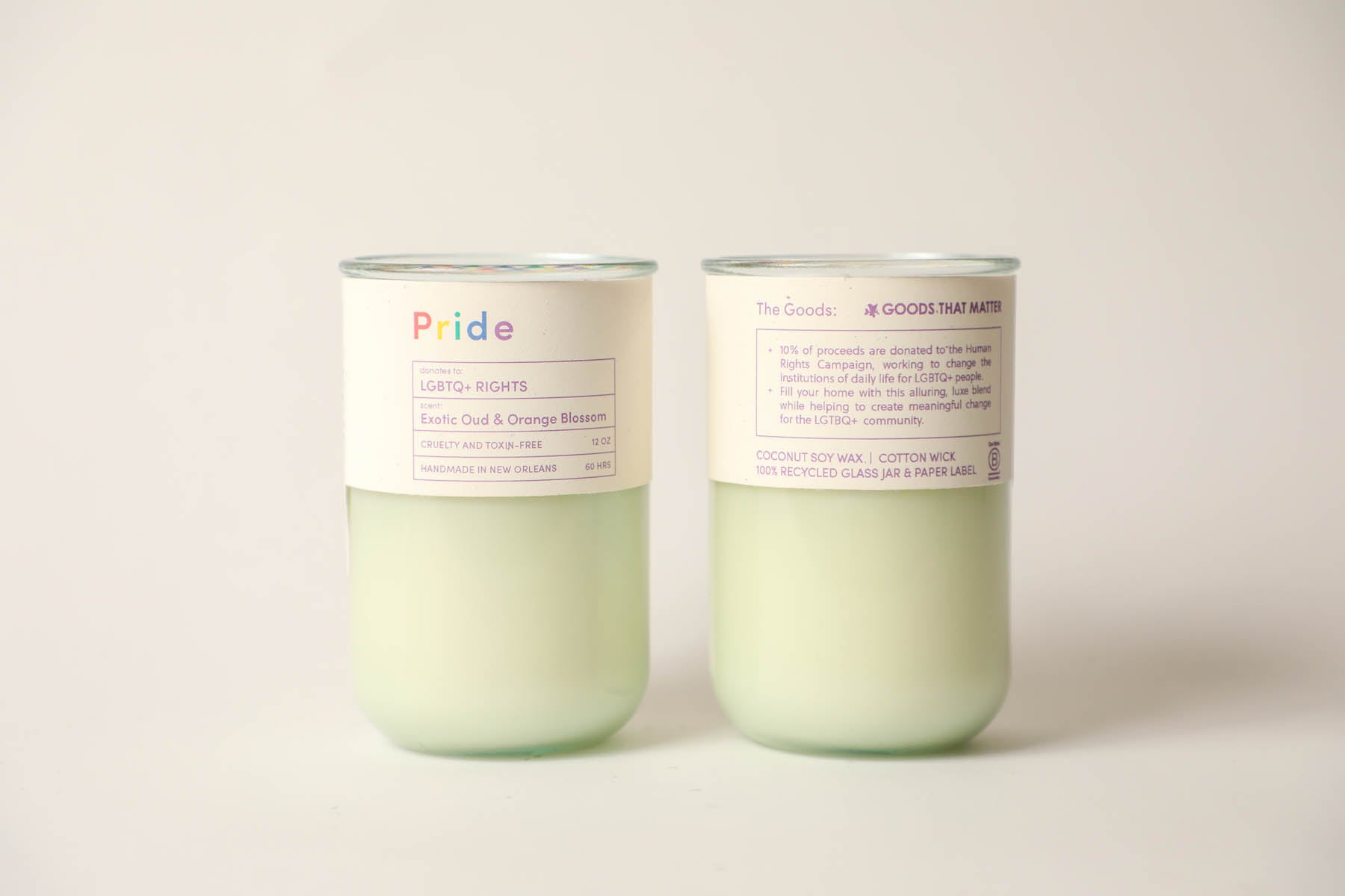 Pride, LGBTQ+ Rights / Woodsy Citrus Scent: Candles for Good