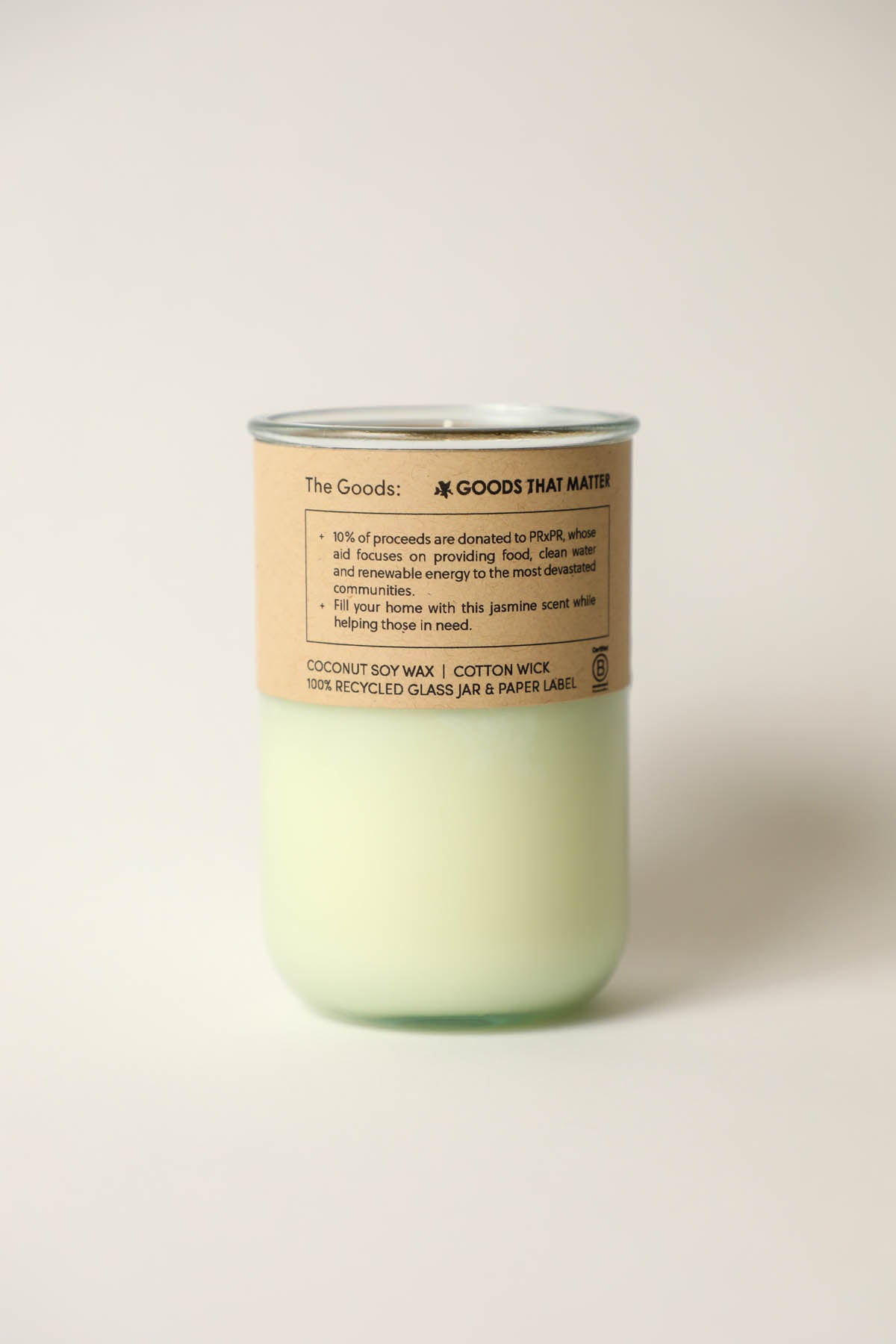 Rebuild, Puerto Rico Disaster Relief / Jasmine Scent: Candles for Good