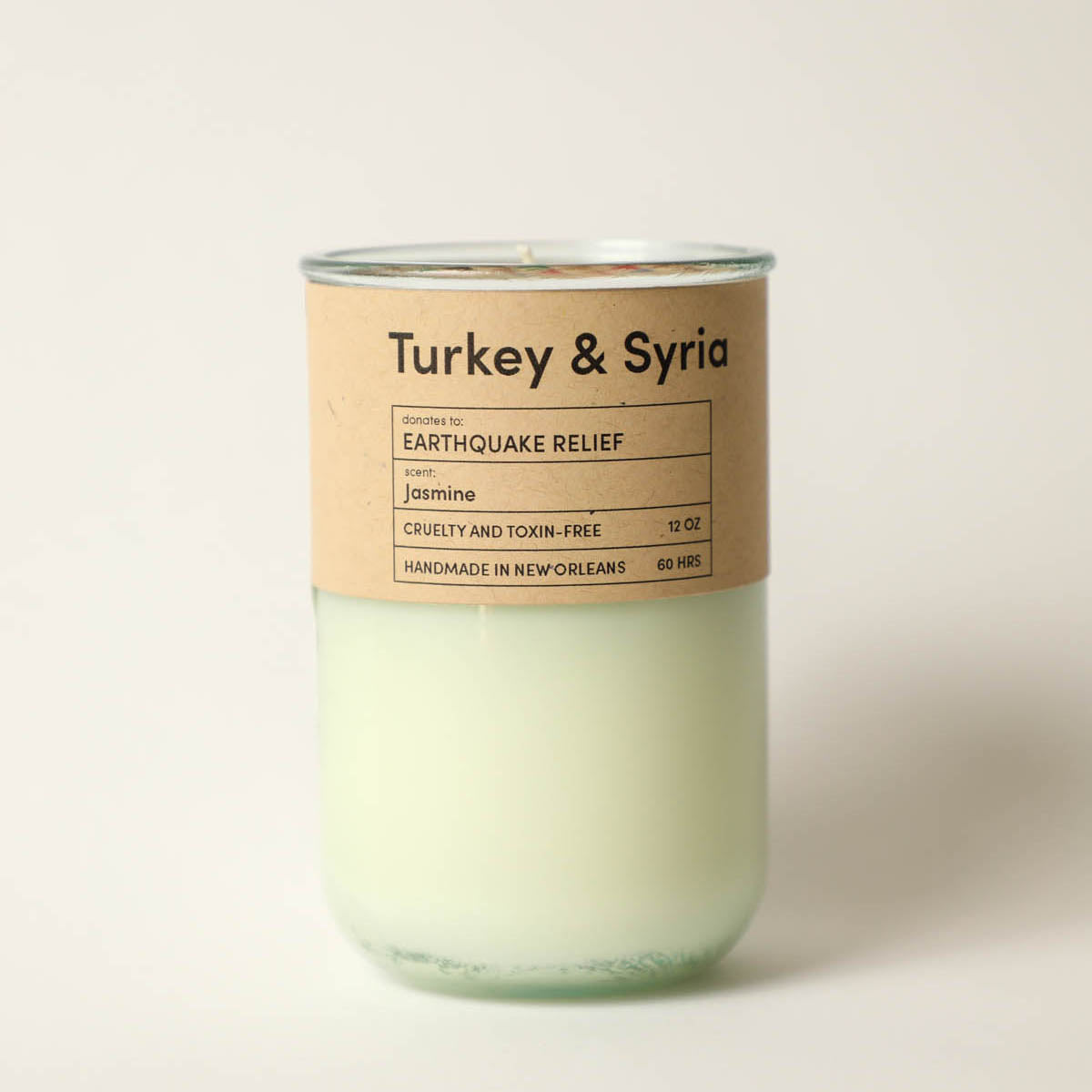 Rebuild, Turkey & Syria Earthquake Relief / Jasmine Scent: Candles for Good