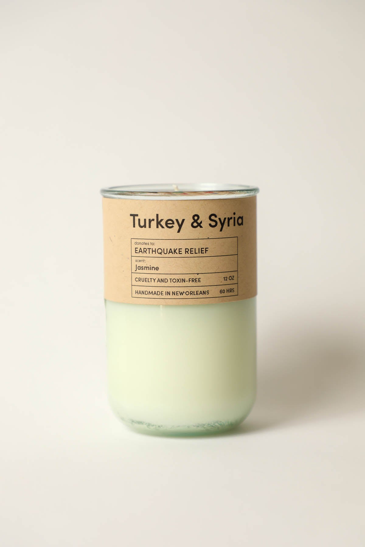 Rebuild, Turkey & Syria Earthquake Relief / Jasmine Scent: Candles for Good