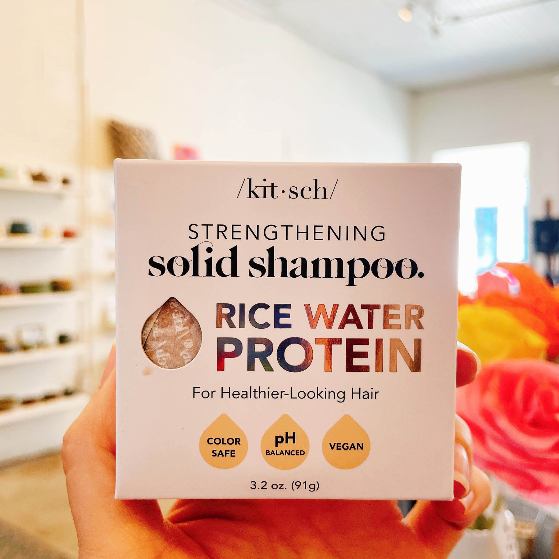 Rice Water Protein Shampoo Bar for Hair Growth