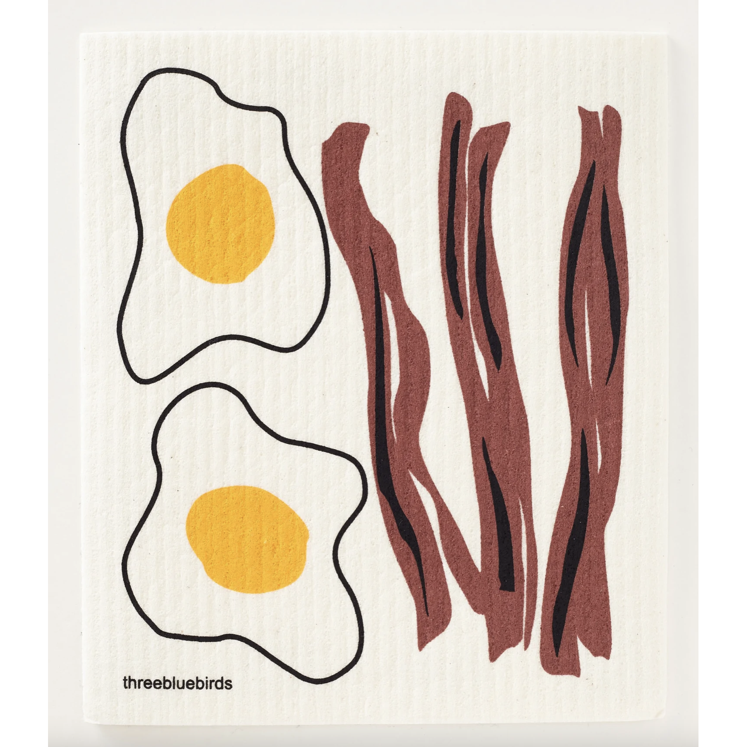 Swedish Dishcloth - Eggs & Bacon