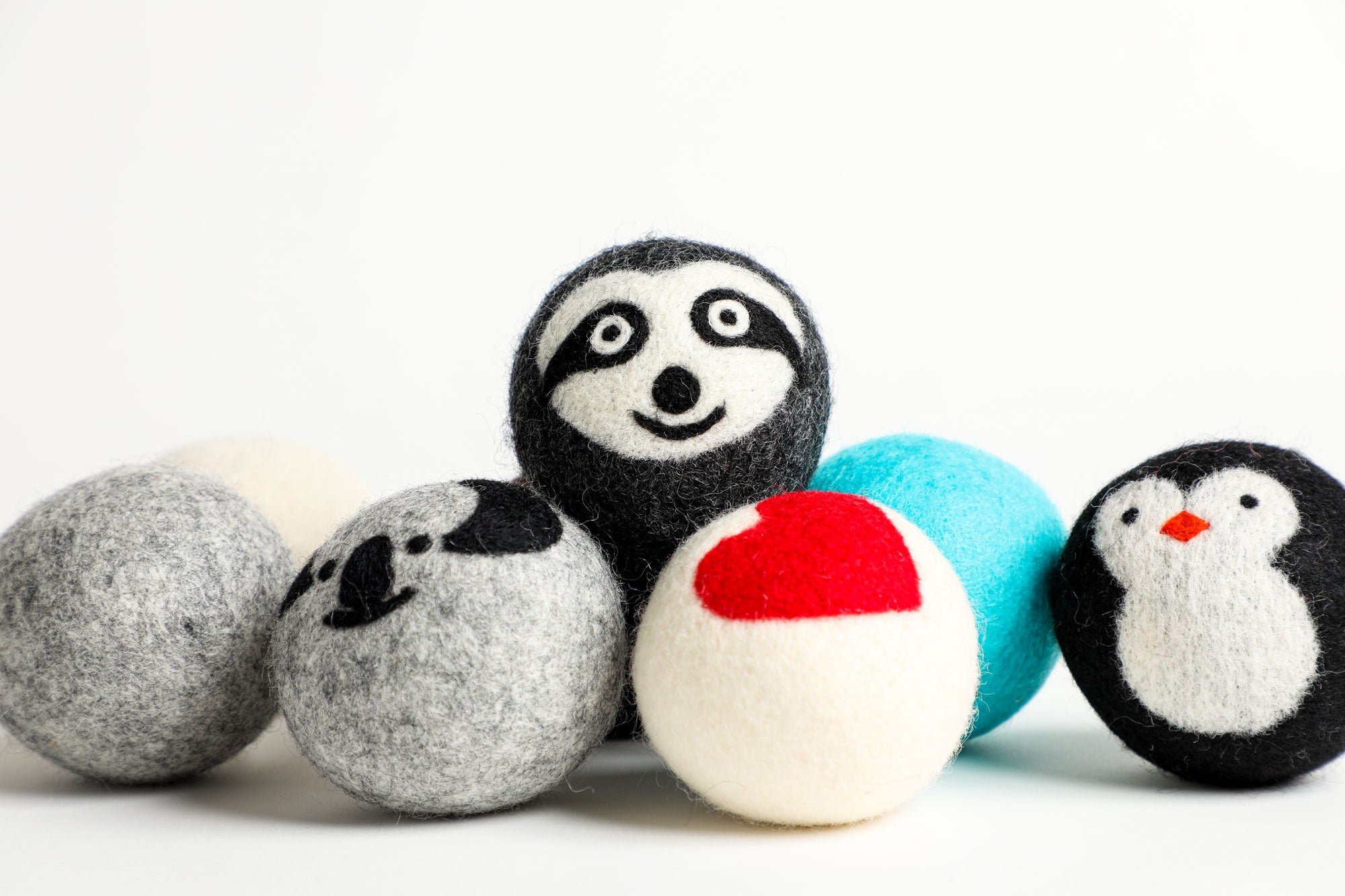 Wool dryer balls - eco dryer sheet replacements
