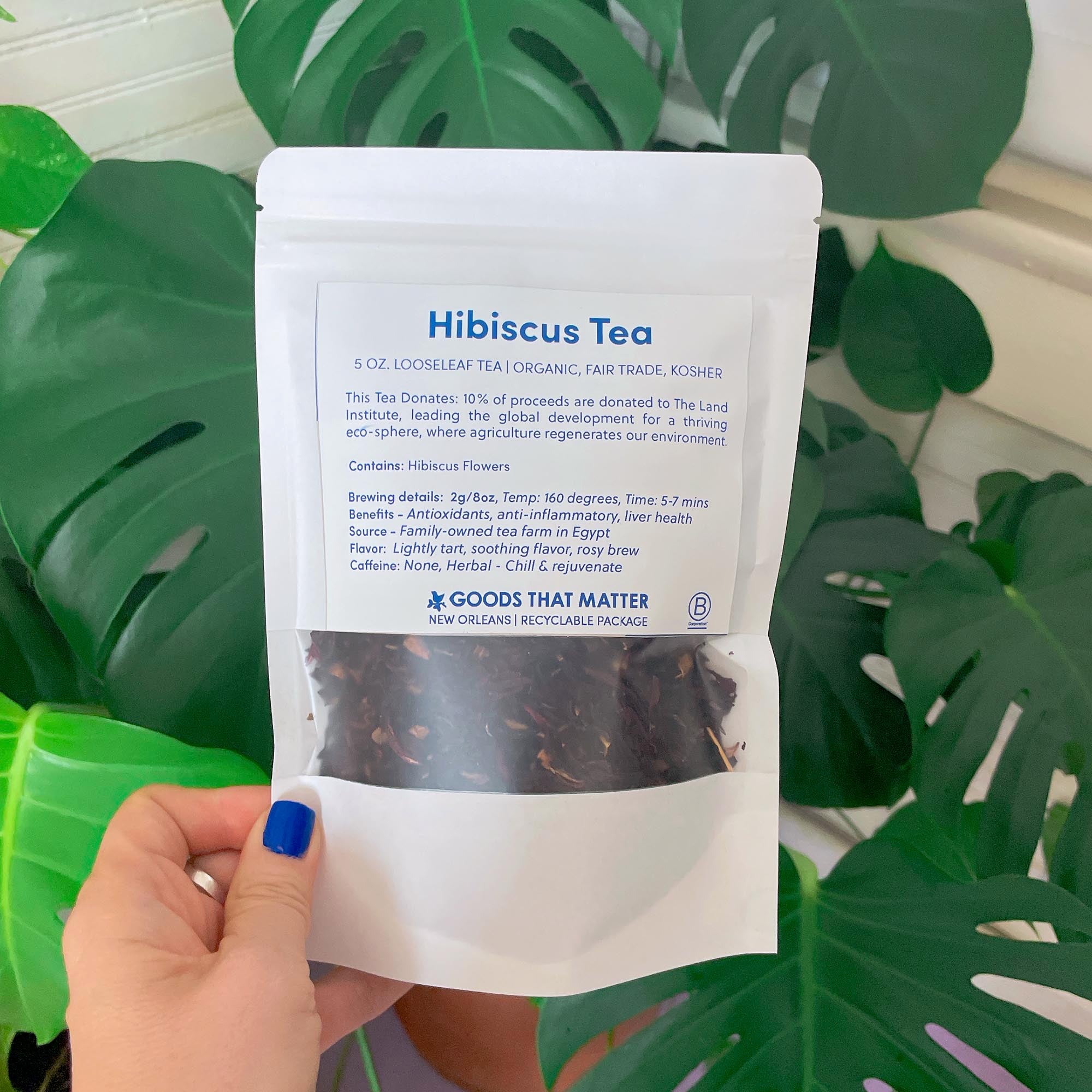 Hibiscus Looseleaf Benevolent Tea - Gives to the Land Institute