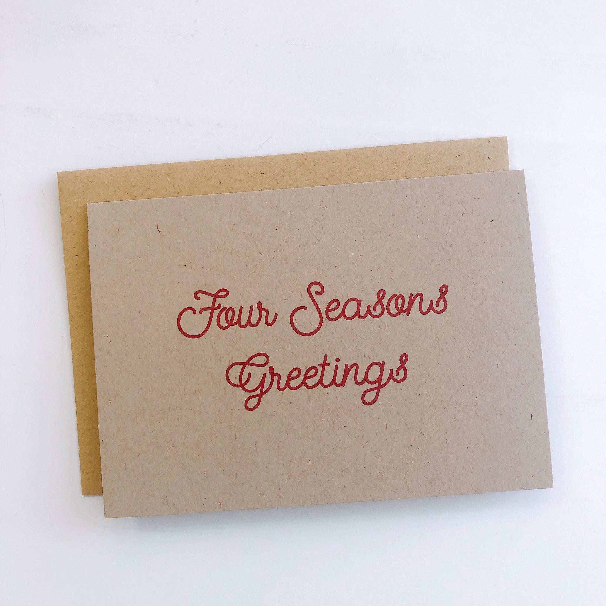 Four Seasons (Total Landscaping) Greetings  - Funny Holiday Greeting Cards