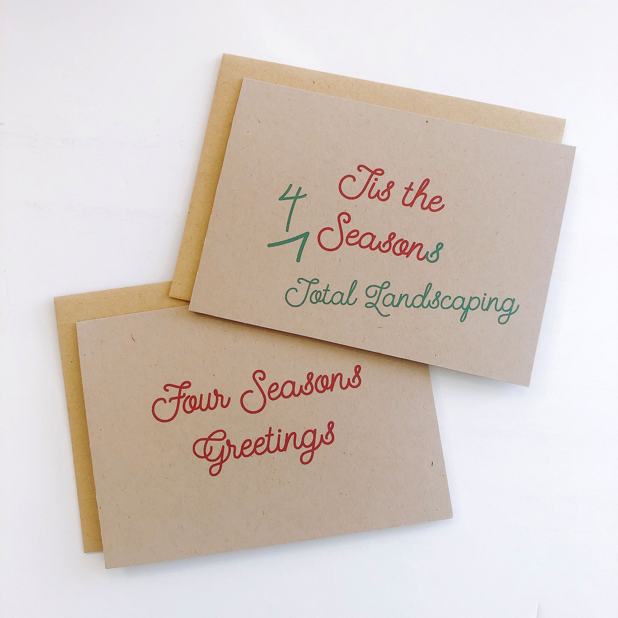 Four Seasons (Total Landscaping) Greetings  - Funny Holiday Greeting Cards