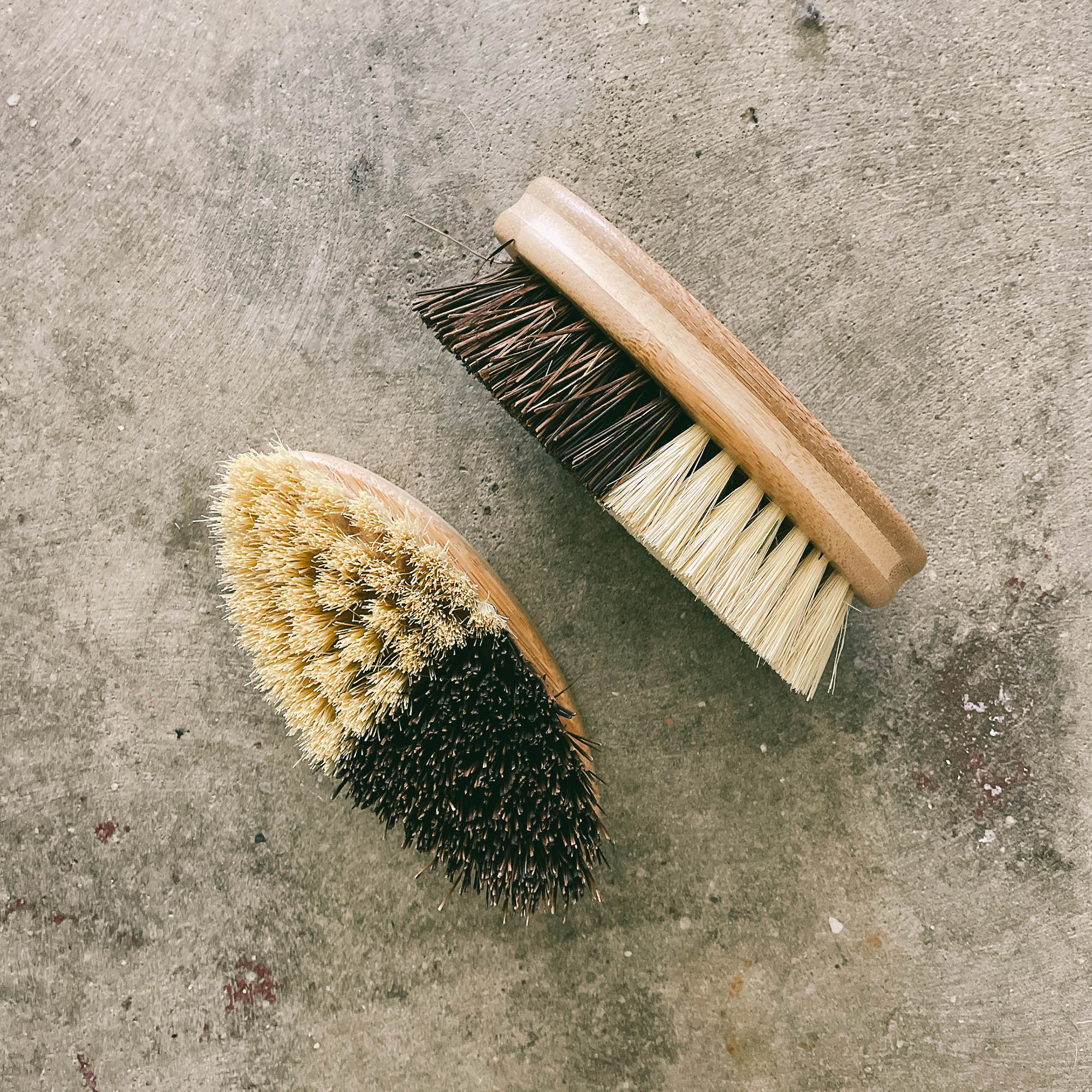 Oval Eco Cleaning & Scrubbing Brush—Bamboo, Sisal & Coconut