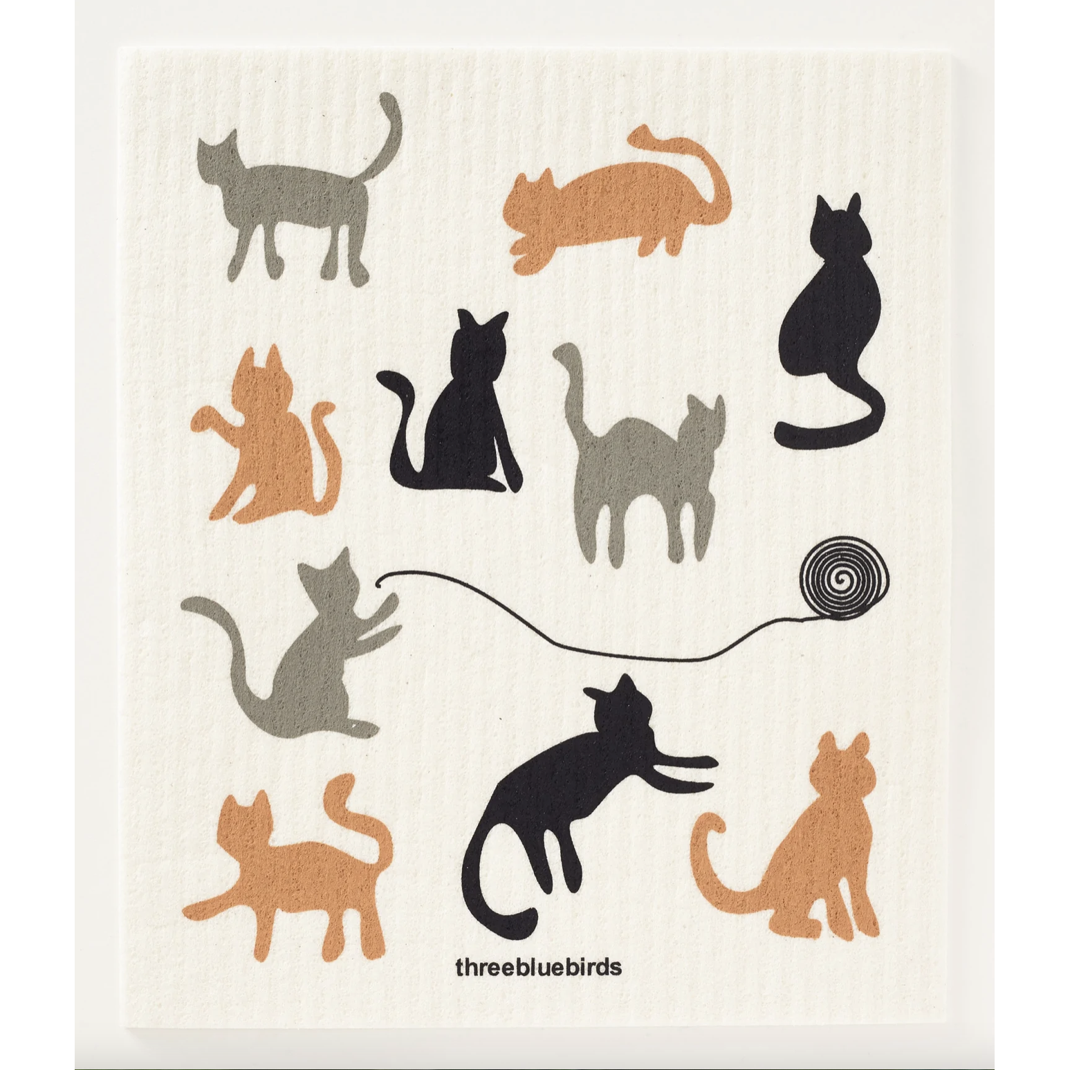 Swedish Dishcloth - Kitty Cats