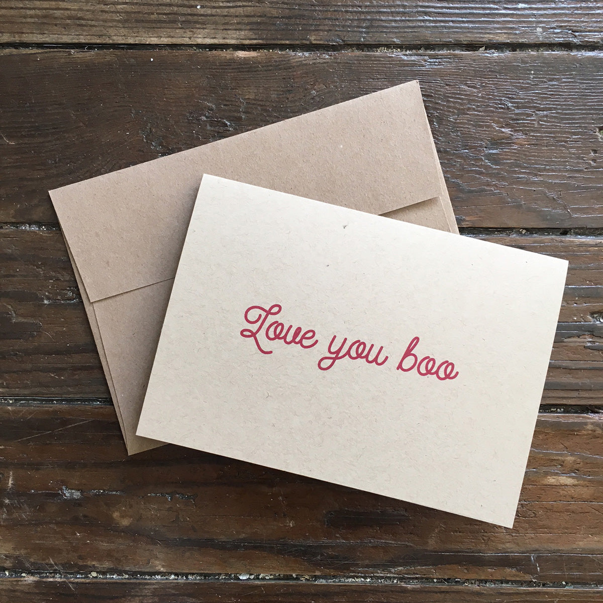 Love you boo - Greeting Card