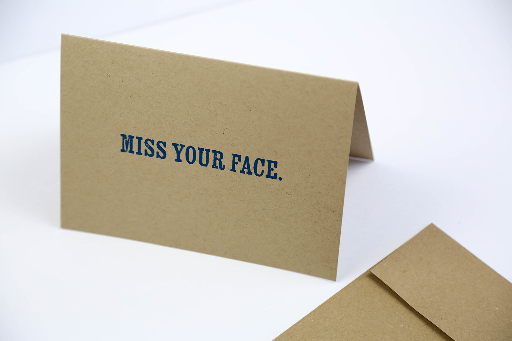 Miss your face - Greeting Card