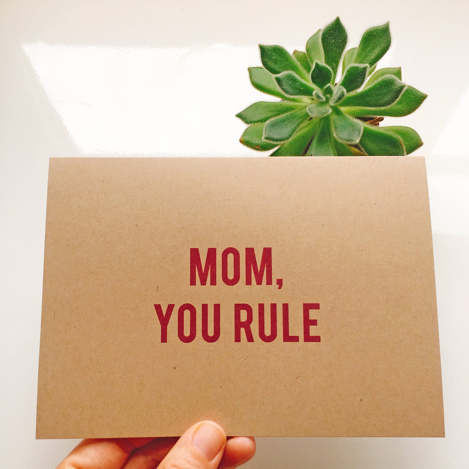 Mom, You Rule - Greeting Card