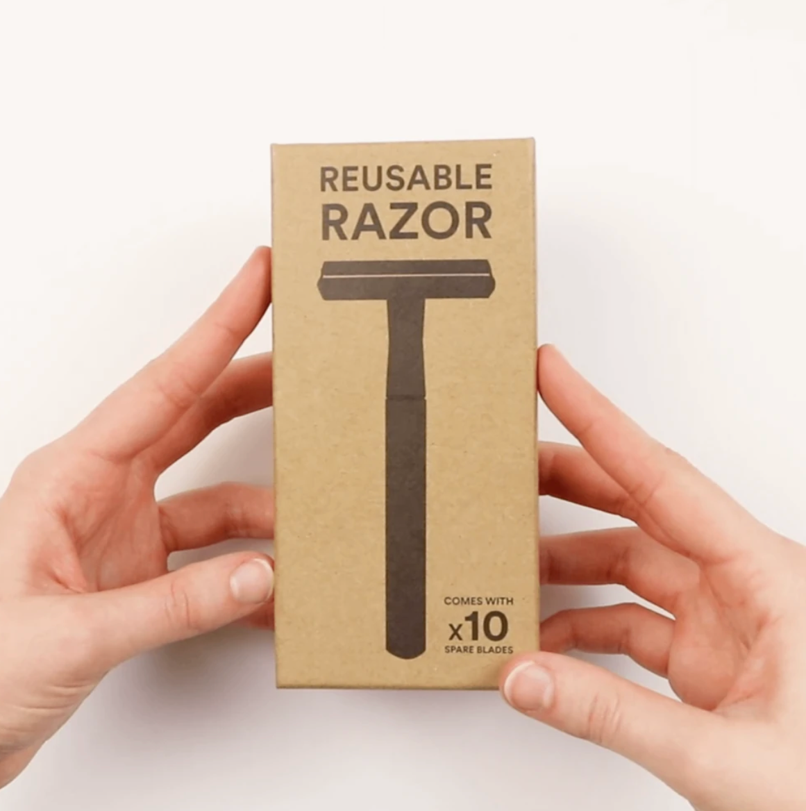 Cheap Reusable Razor Reusable Stainless Steel Razor - 10 Blades Included – Goods that Matter
