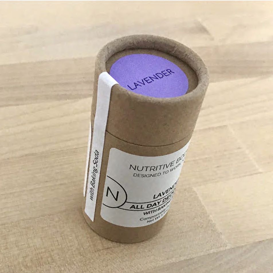 Lavender Scent - Eco Deodorant Compostable Tube