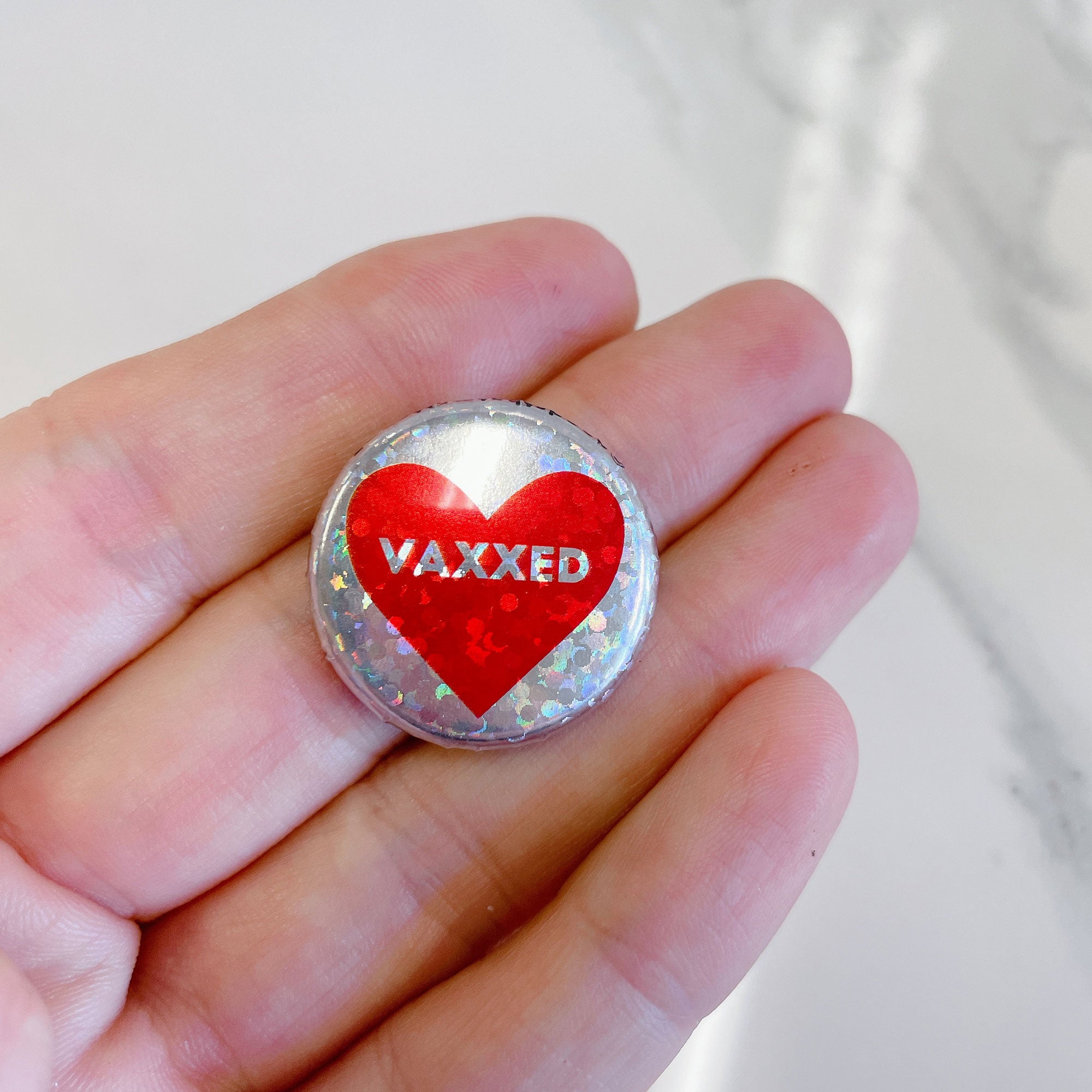 VAXXED Button