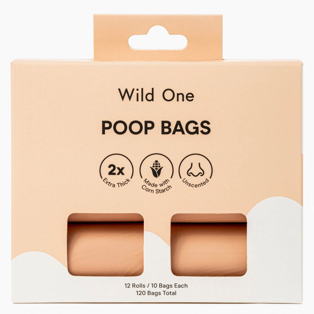 Wild Ones - Eco-Friendly Poop Bags, Blush - QTY 120